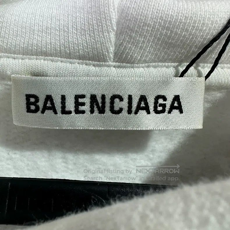 Balenciaga Balenciaga Eiffel Tower Logo White Hoodie Size US S / EU 44-46 / 1 - 5 Thumbnail