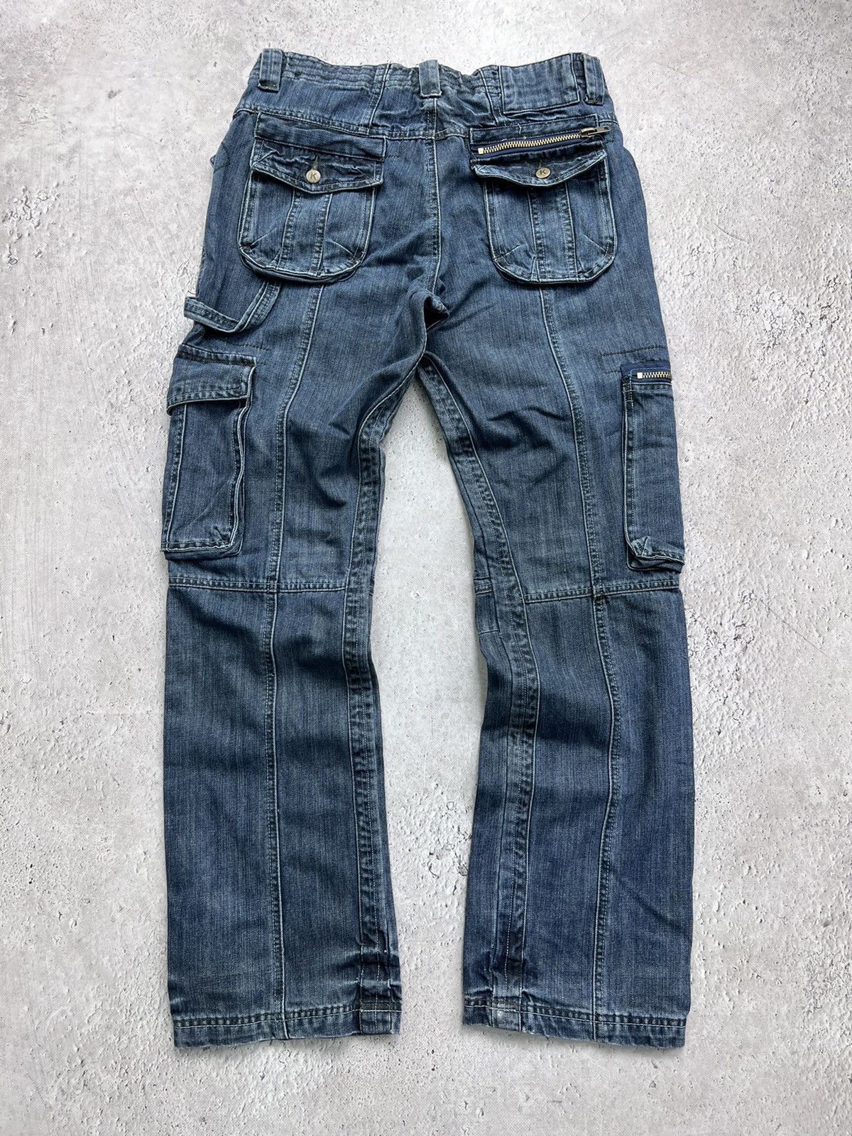 Issey Miyake × Japanese Brand × Tete Homme 2000s Tete Homme Multipocket Bondage Cargo Pants Size US 34 / EU 50 - 8 Thumbnail