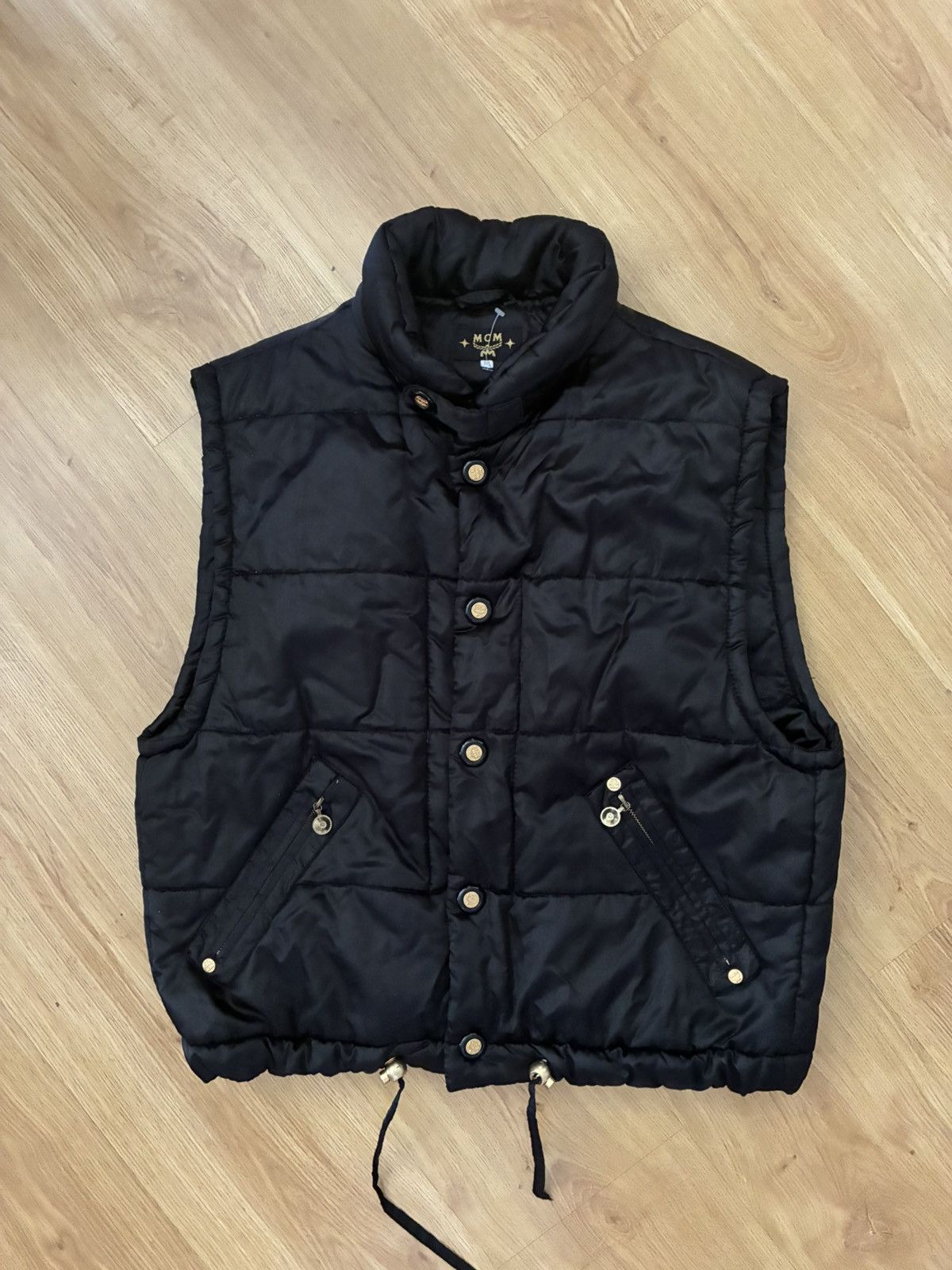 MCM VINTAGE MCM EMBROIDERED LOGO PUFFER VEST -- SIZE M Size US M / EU 48-50 / 2 - 4 Thumbnail