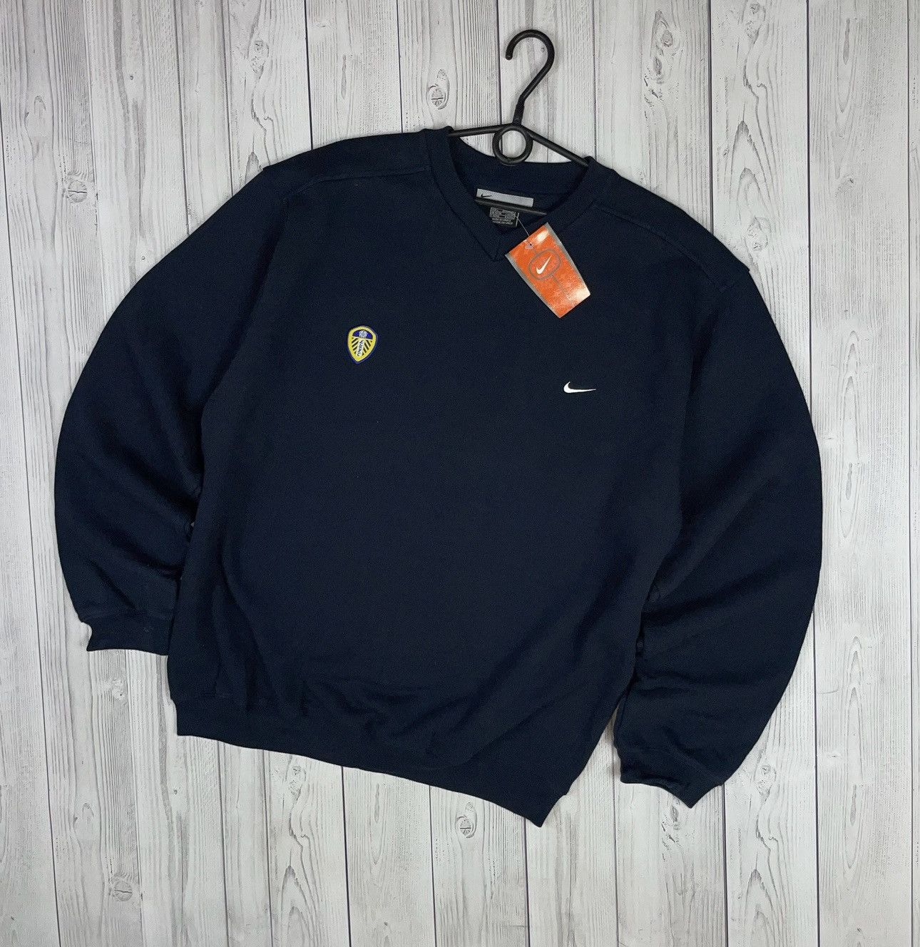 Nike Vintage nike Leeds soccer sweatshirt size L New! Rare Size US L / EU 52-54 / 3 - 1 Thumbnail