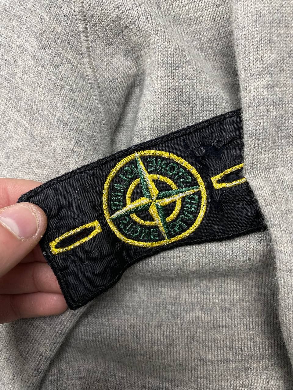 Stone Island Vintage Stone Island Knit Wool Lana Sweater Size US XL / EU 56 / 4 - 4 Thumbnail