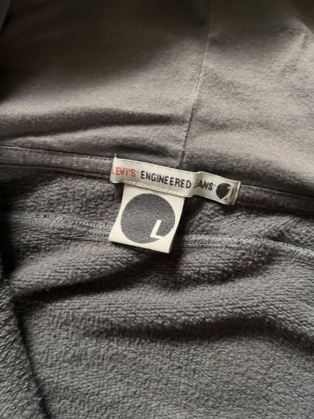 Levi's × Vintage Vintage Y2k 2000s Levi’s Engineered ZIP hoodie Size US L / EU 52-54 / 3 - 4 Thumbnail