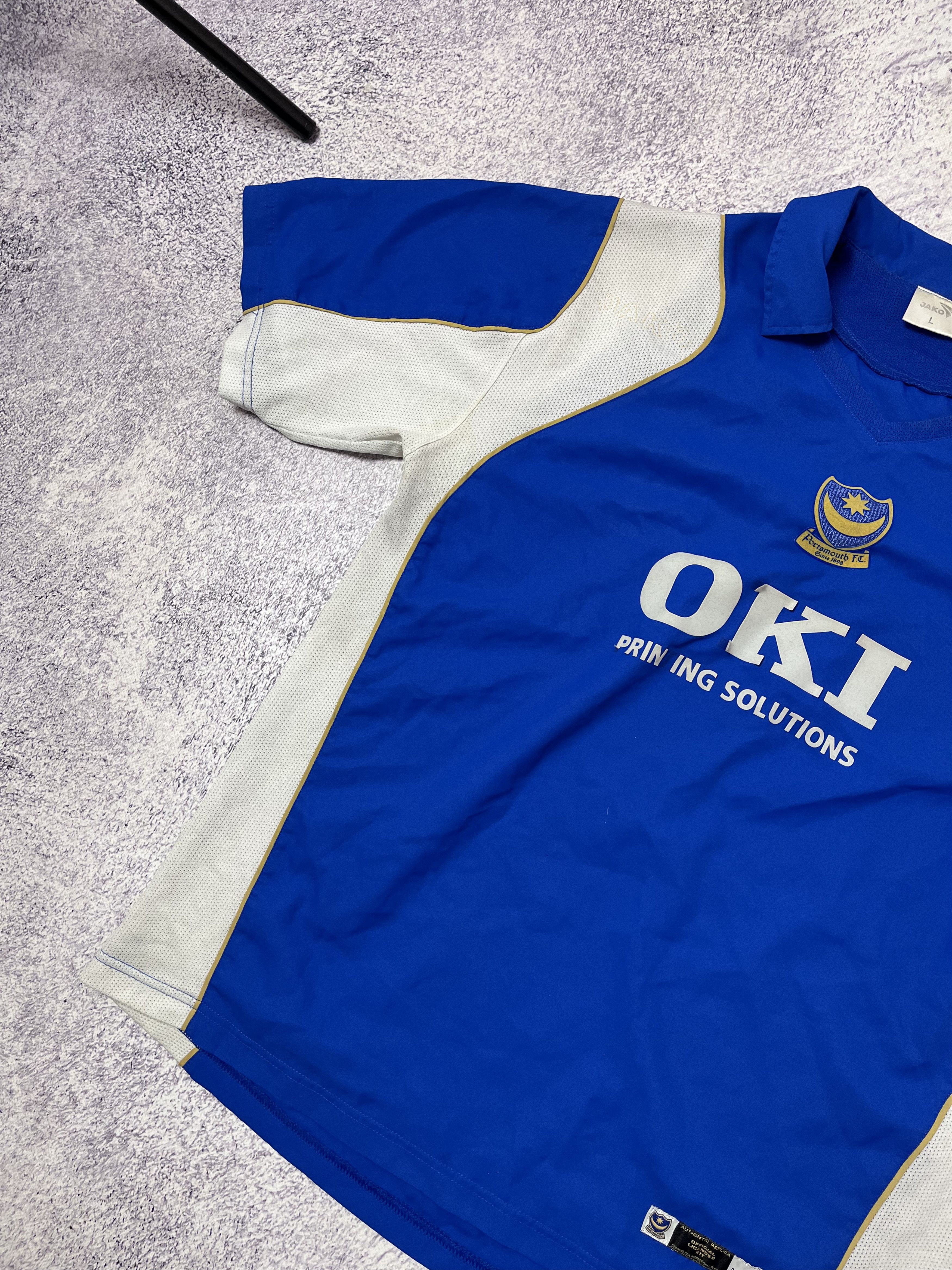 Vintage Mens vintage soccer jersey Jako Portsmouth 2006/07 size l Size US L / EU 52-54 / 3 - 2 Thumbnail