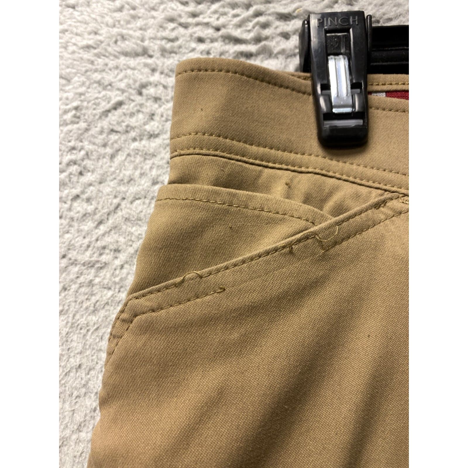 Wrangler Wrangler Straight Fit Stretch Cargo Pants Mens 36 Light Brown 32in Cargo Moisture Wicking Stretch Pants Size US 36 / EU 52 - 7 Thumbnail
