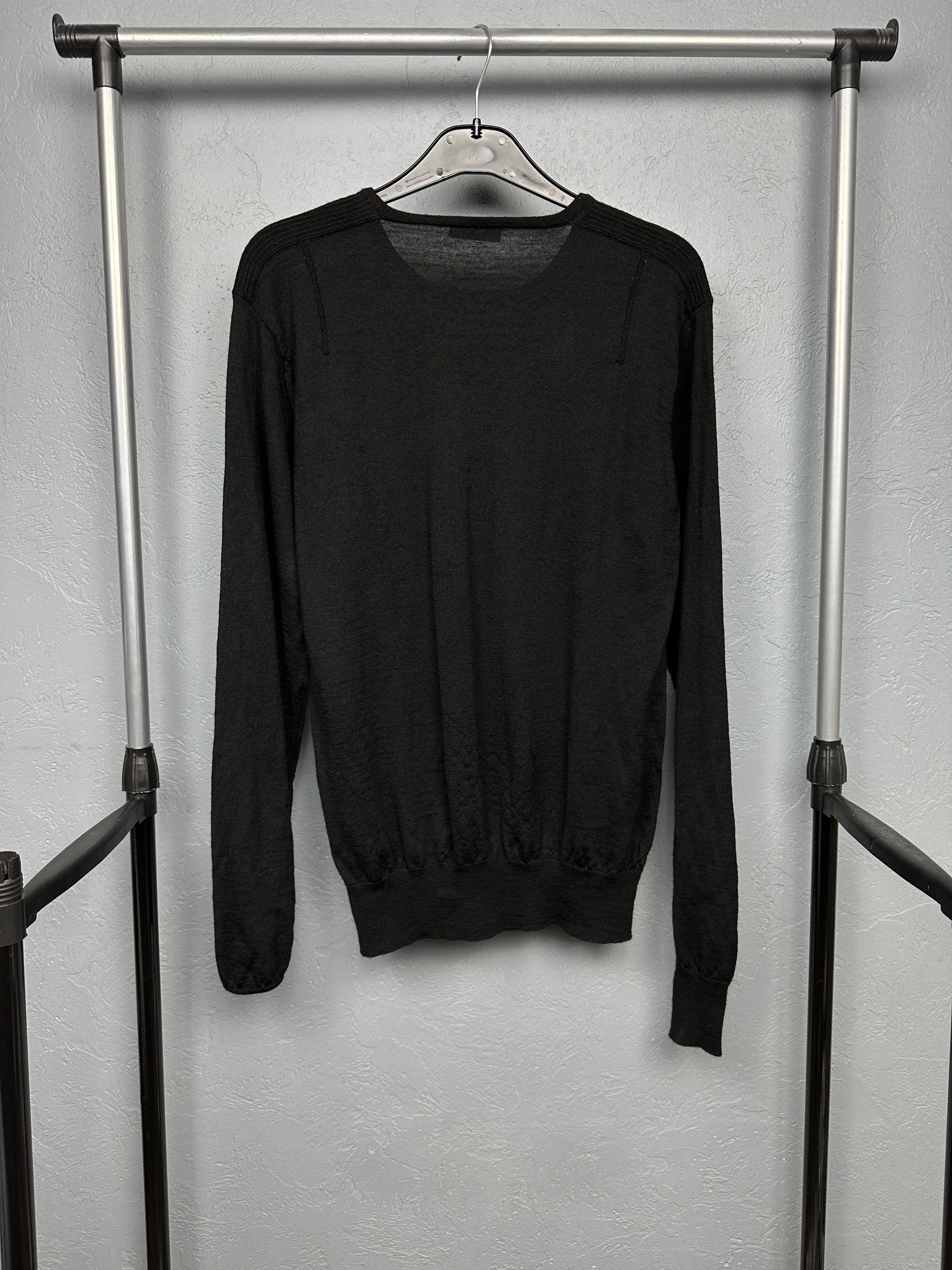 Allsaints AllSaints Mens Shadow Merino Wool Crew Neck Sweater Size US XL / EU 56 / 4 - 6 Thumbnail