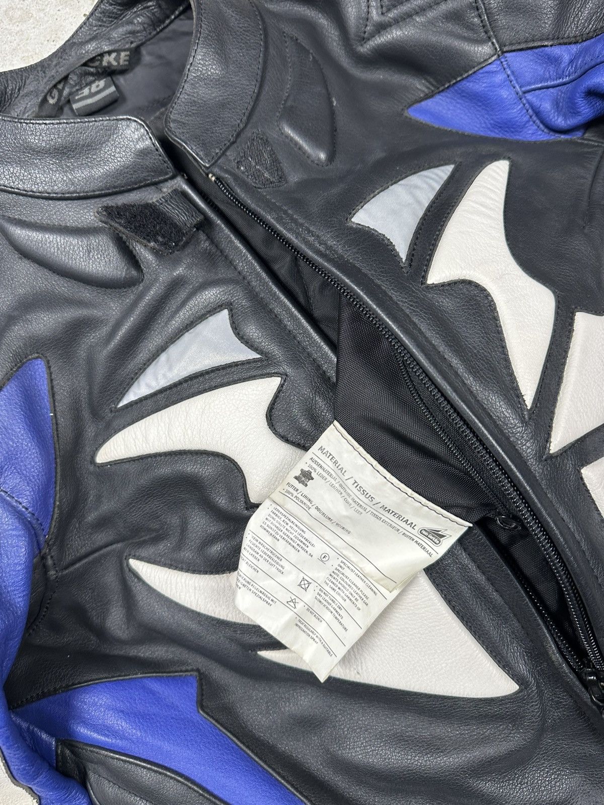 Hein Gericke × Vintage Vintage Y2K Real Leather Gericke Tribal Racing Moto Jacket Size US S / EU 44-46 / 1 - 11 Thumbnail