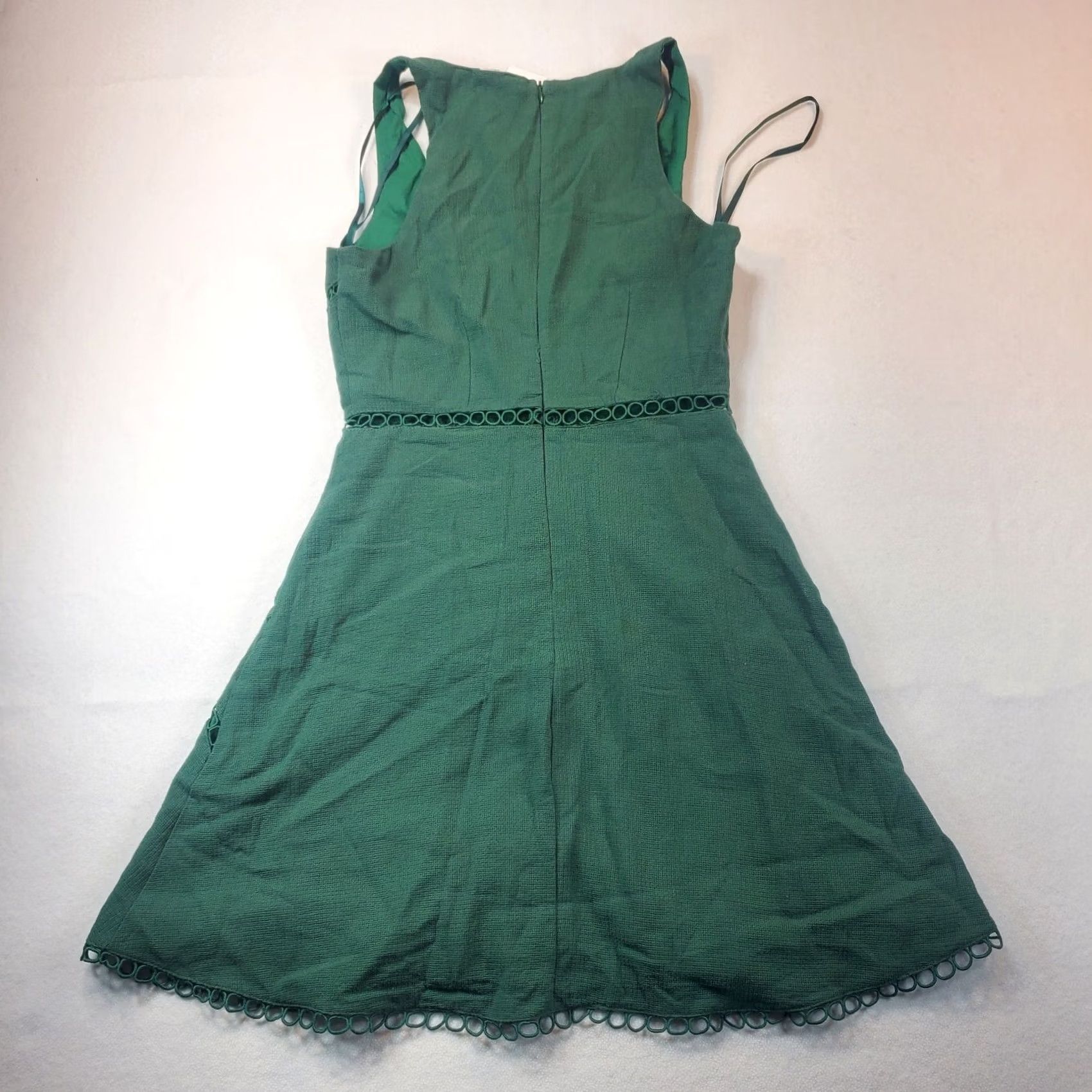 Vintage Charlie Moss Women Dress Forrest Green Casual S 2.00 Retail NWT NWT Size S / US 4 / IT 40 - 2 Thumbnail
