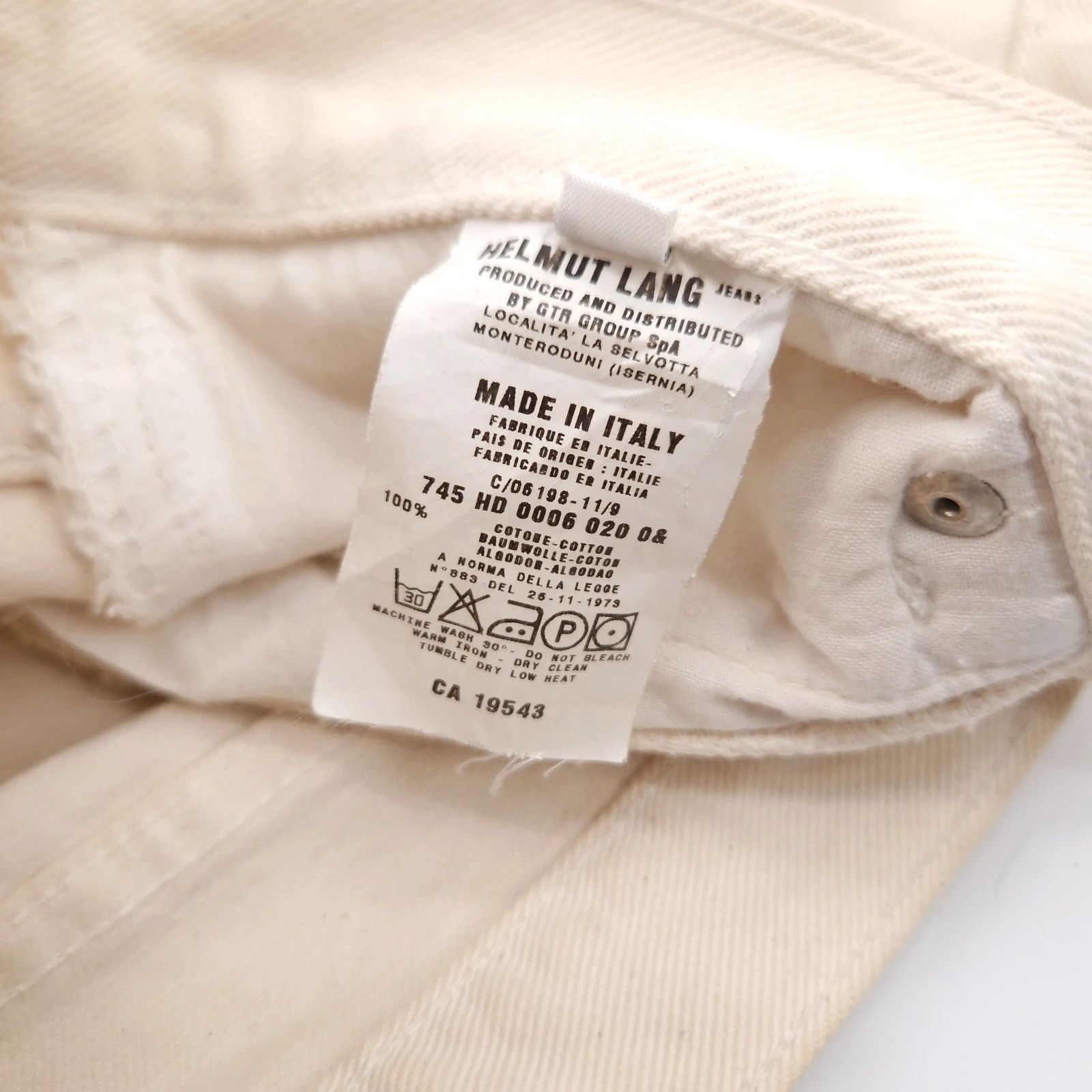 Helmut Lang AW98 Flamethrower Jeans Size US 29 - 9 Thumbnail