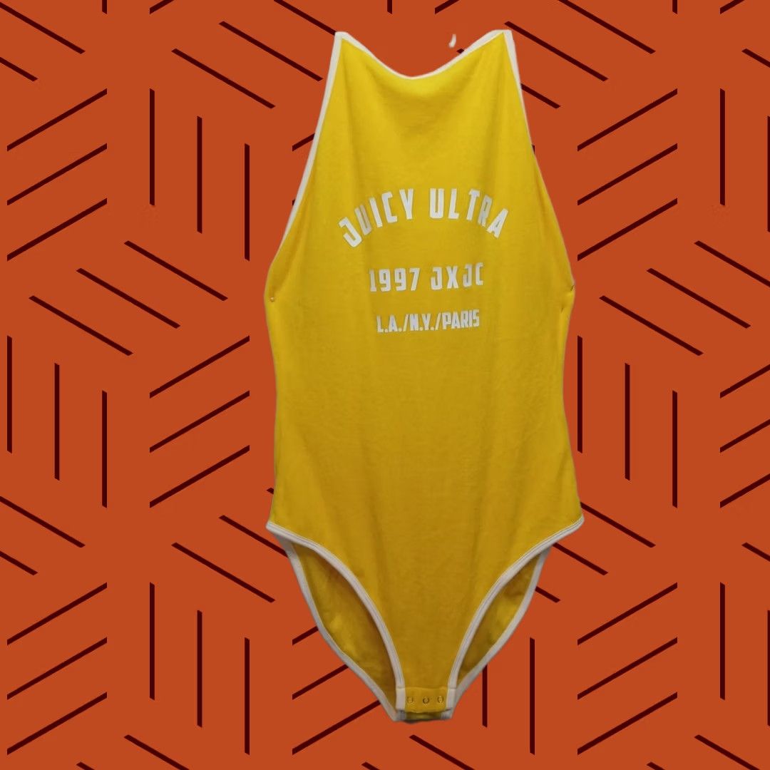 Juicy Couture Juicy by Couture Suit Womens L Yellow Bodysuit Ultra Size Size L / US 10 / IT 46 - 1 Thumbnail