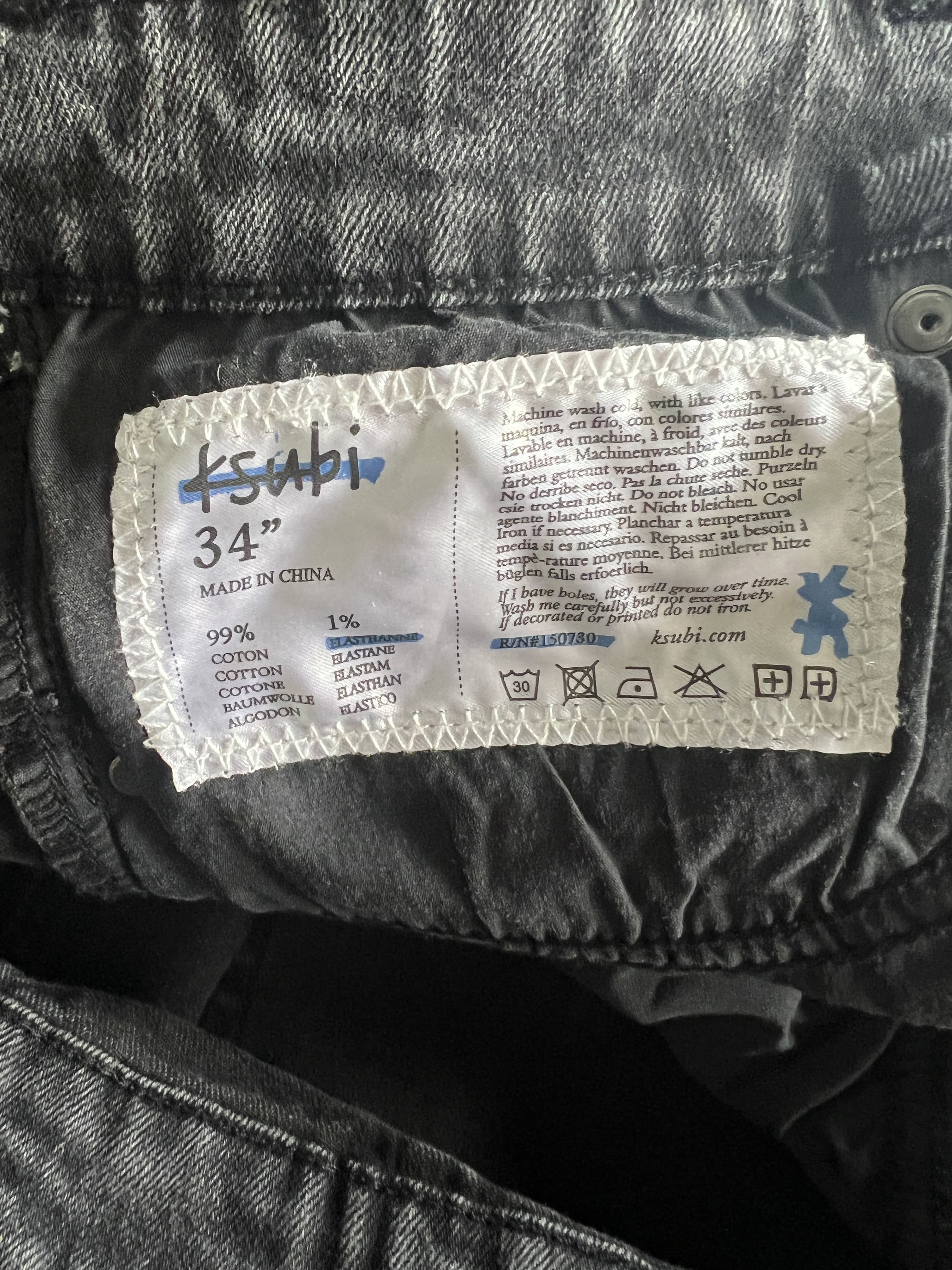 Ksubi Ksubi " Maniac Van Winkle " Skinny Jeans Size US 34 / EU 50 - 6 Thumbnail