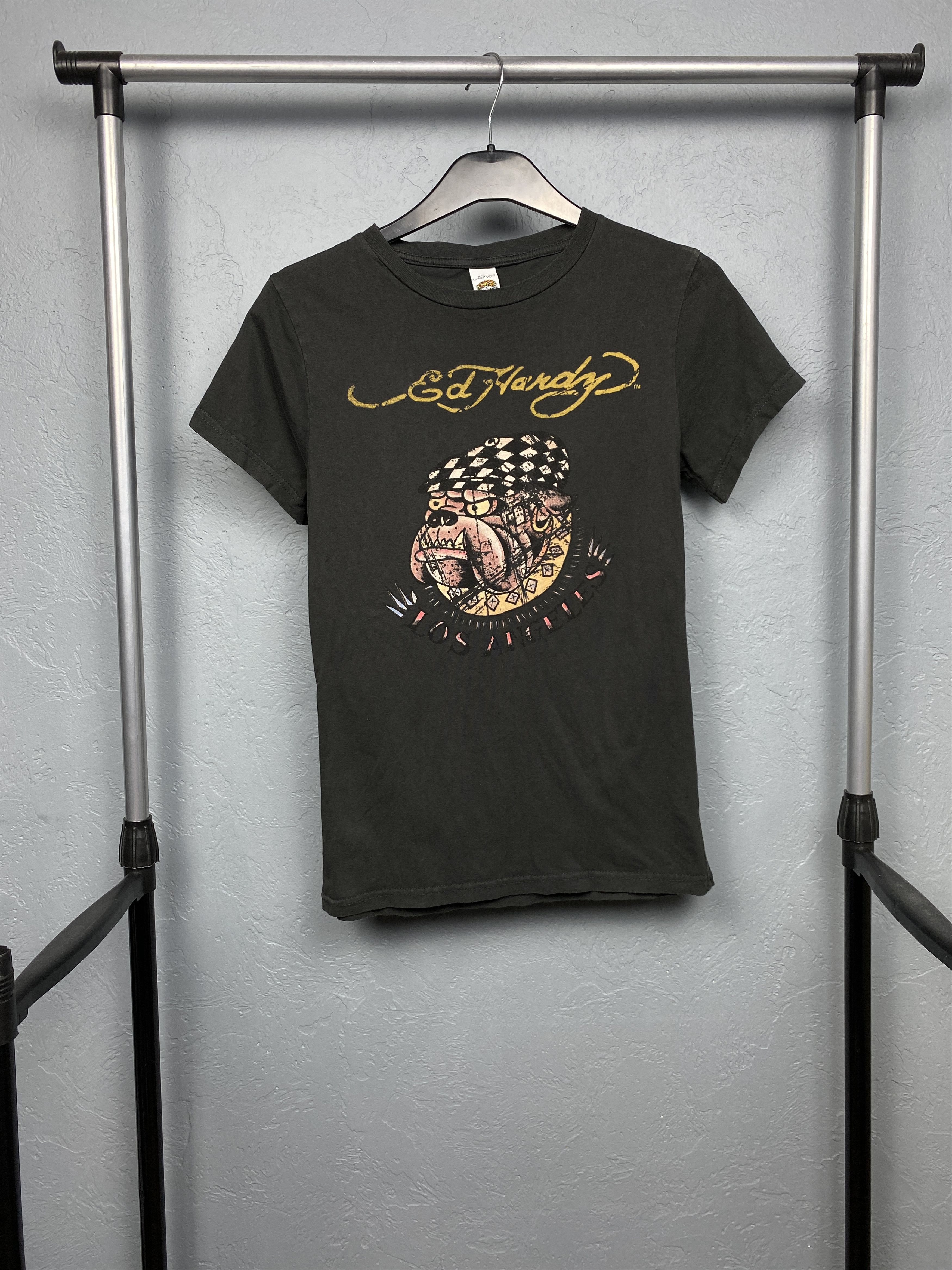 Christian Audigier × Ed Hardy × Vintage Ed Hardy by Christian Audigier Vintage Womens T-Shirt Tee Size M / US 6-8 / IT 42-44 - 1 Thumbnail