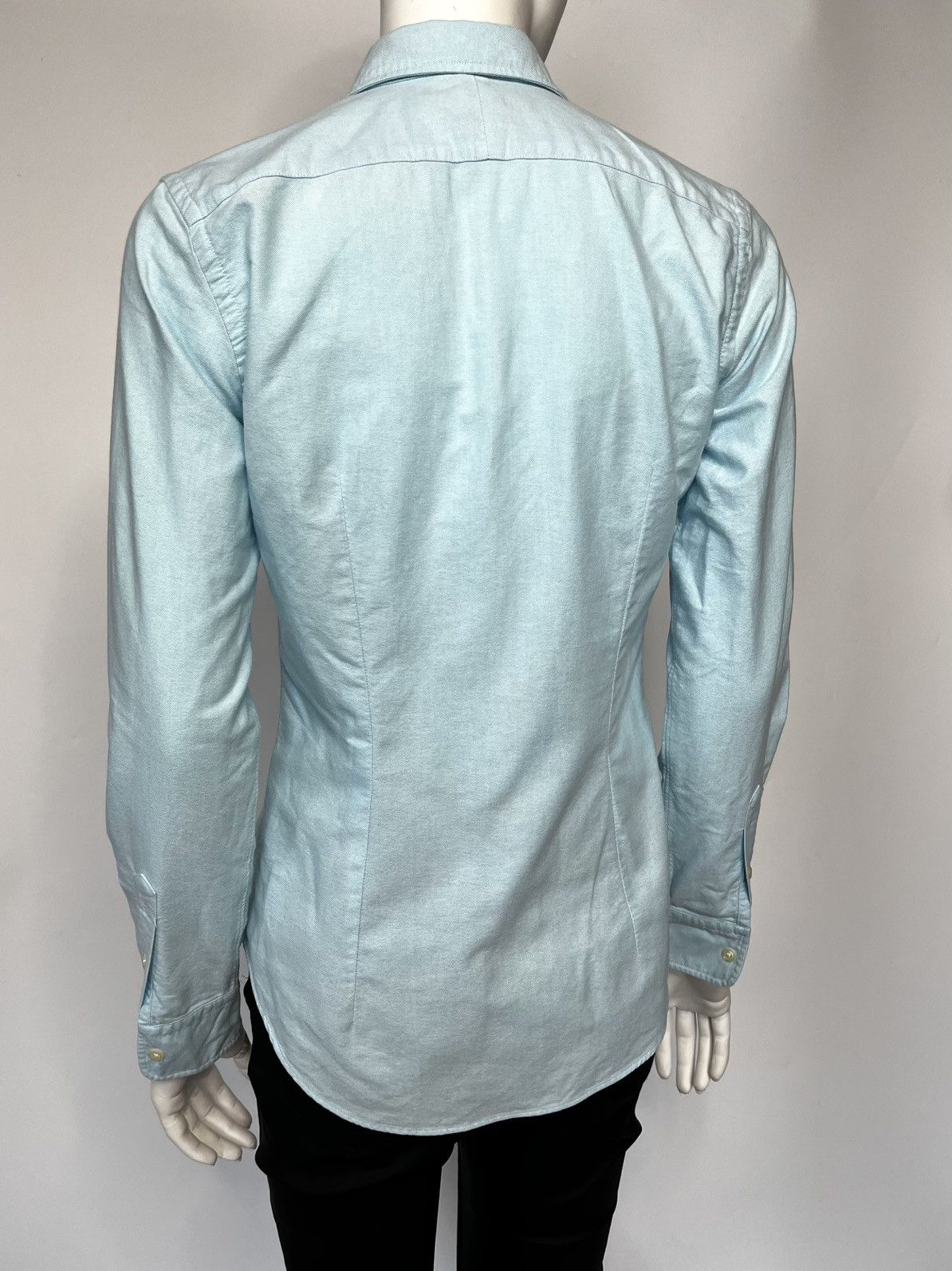 Ralph Lauren Ralph Lauren size XS blue classic women's shirt cotton slim Size XS / US 0-2 / IT 36-38 - 4 Thumbnail
