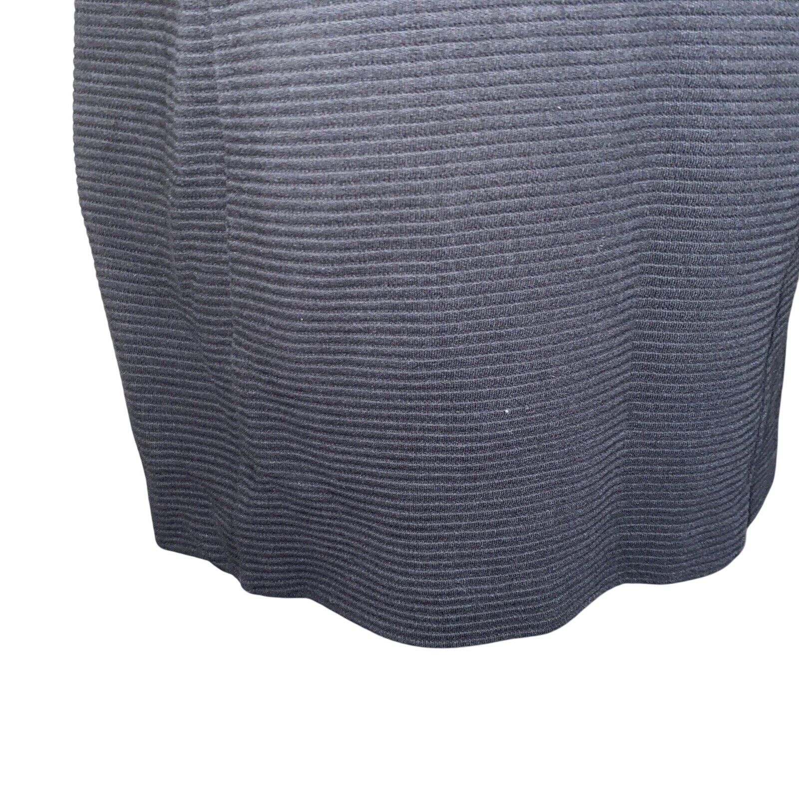 Boden Women's Boden Ribbed-knit 3/4 Sleeve Black Mini Dress 8 Size M / US 6-8 / IT 42-44 - 11 Thumbnail