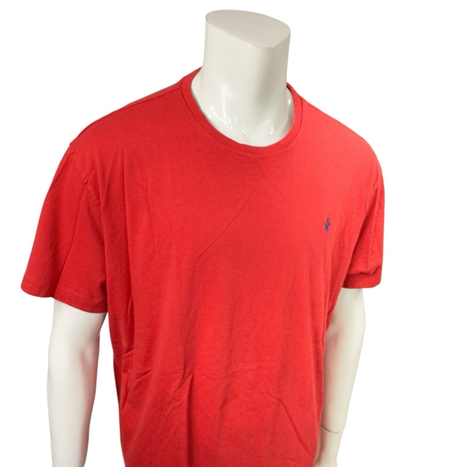 Polo Ralph Lauren Polo Ralph Lauren Classic Fit Men XXL Red Blue Pony Logo Tee Size US XXL / EU 58 / 5 - 6 Thumbnail