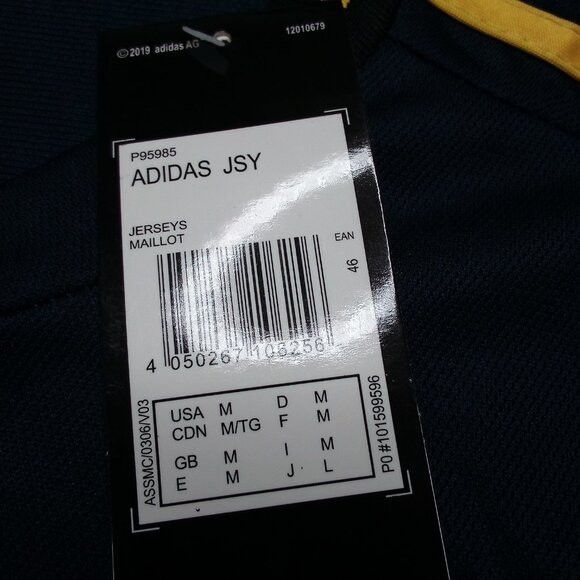 Adidas NWT Adidas Climalite Arsenal FC Third Soccer Jersey 2019-20 Size US M / EU 48-50 / 2 - 5 Thumbnail