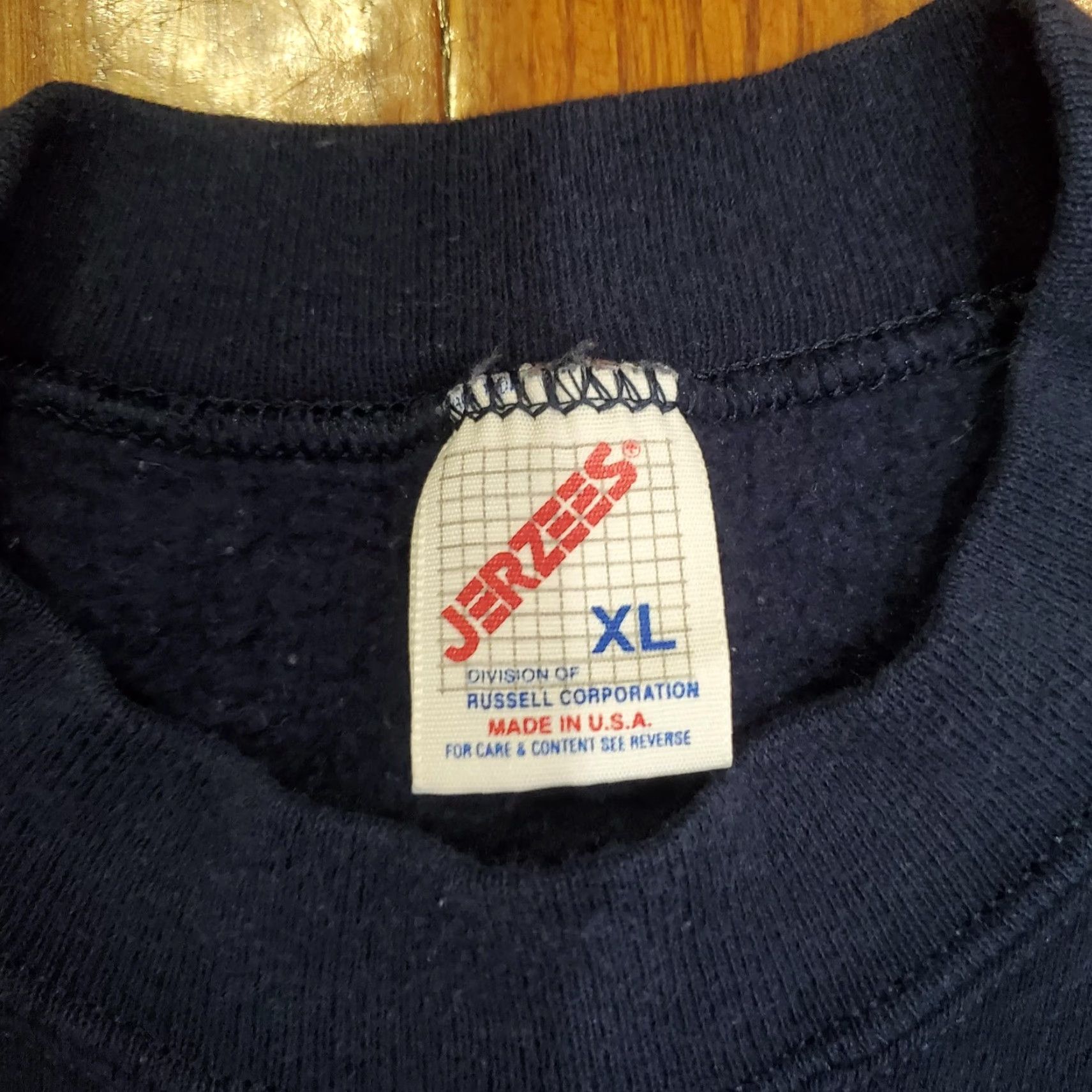 Jerzees VINTAGE Jerzees Sweatshirt Mens XL Blue Made USA Fleece Blank Crewneck 90s Size US XL / EU 56 / 4 - 5 Thumbnail
