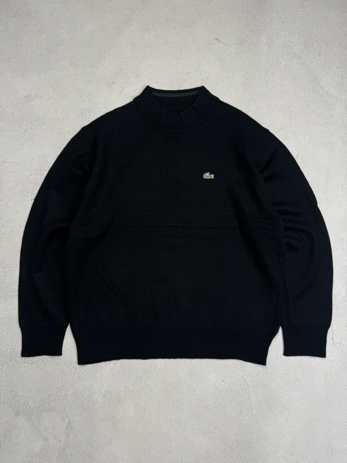 Lacoste Vintage Lacoste Wool Knit Sweater Cardigan Size US S / EU 44-46 / 1 - 1 Thumbnail