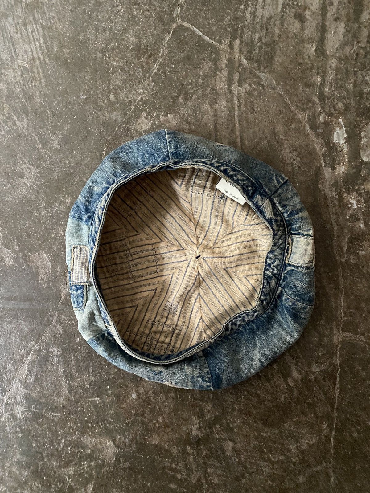 FunSet of Art Funset of Art Denim Patchwork Beret Kapital Porter Classic Size ONE SIZE - 6 Thumbnail