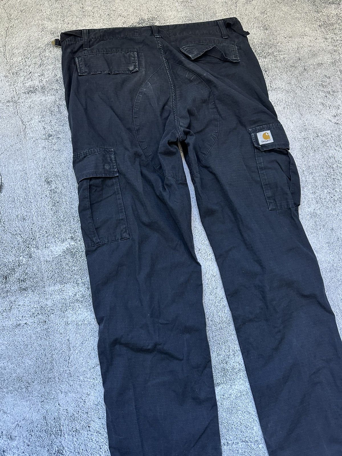 Carhartt Carhartt Aviation Pants 33x34 Men’s Blue Logo Size US 33 - 9 Thumbnail