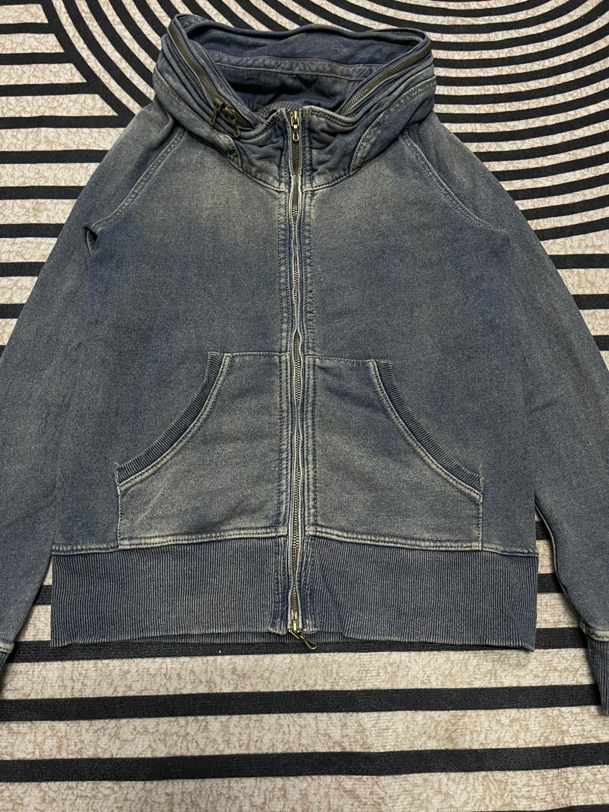 If Six Was Nine 1990s GOA BONO SERIES INDIGO DYED PATINA FADED RARE Size US S / EU 44-46 / 1 - 4 Thumbnail