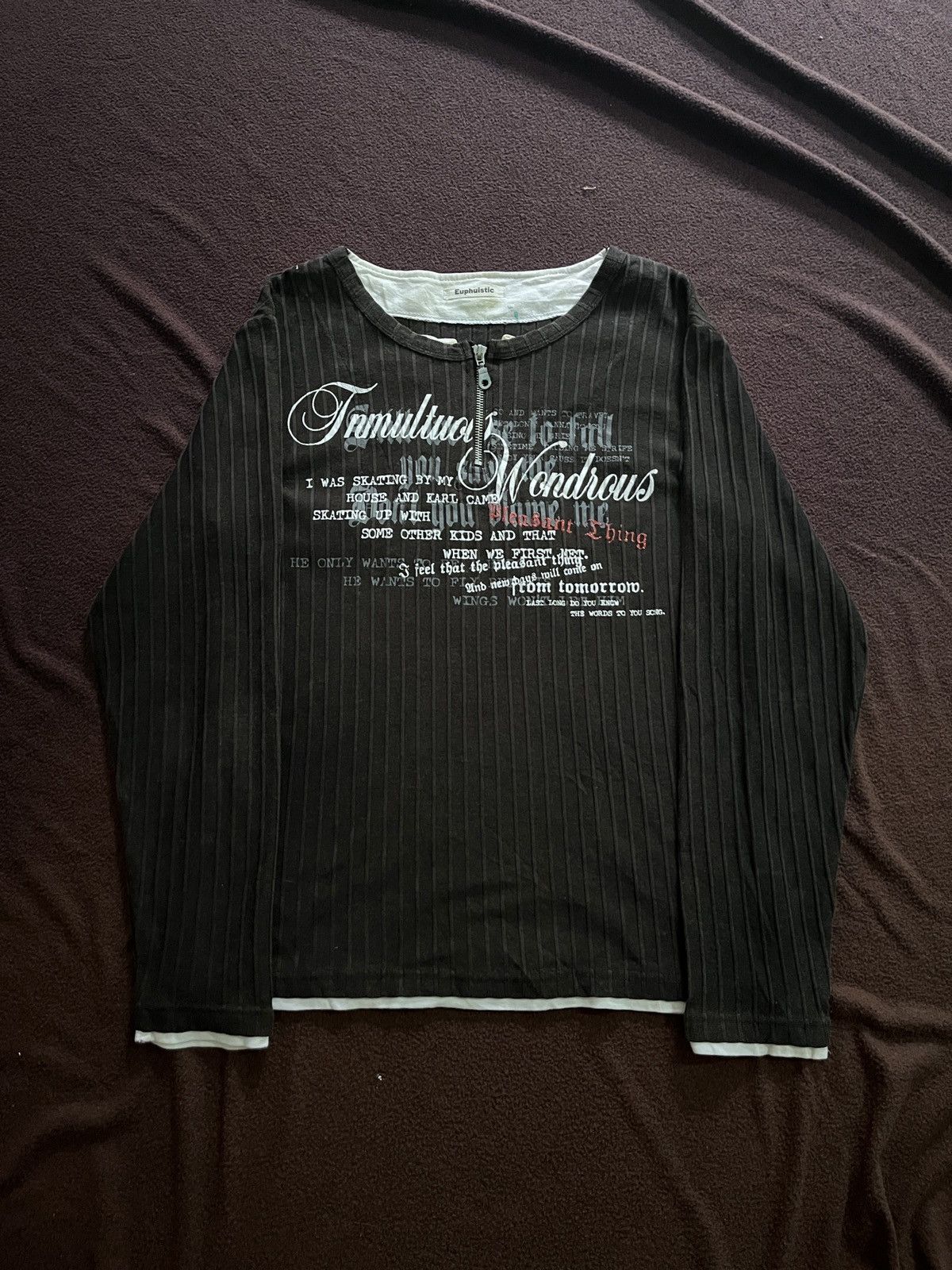 Japanese Brand Japanese Euphustic Double layers Poem Size US M / EU 48-50 / 2 - 1 Thumbnail