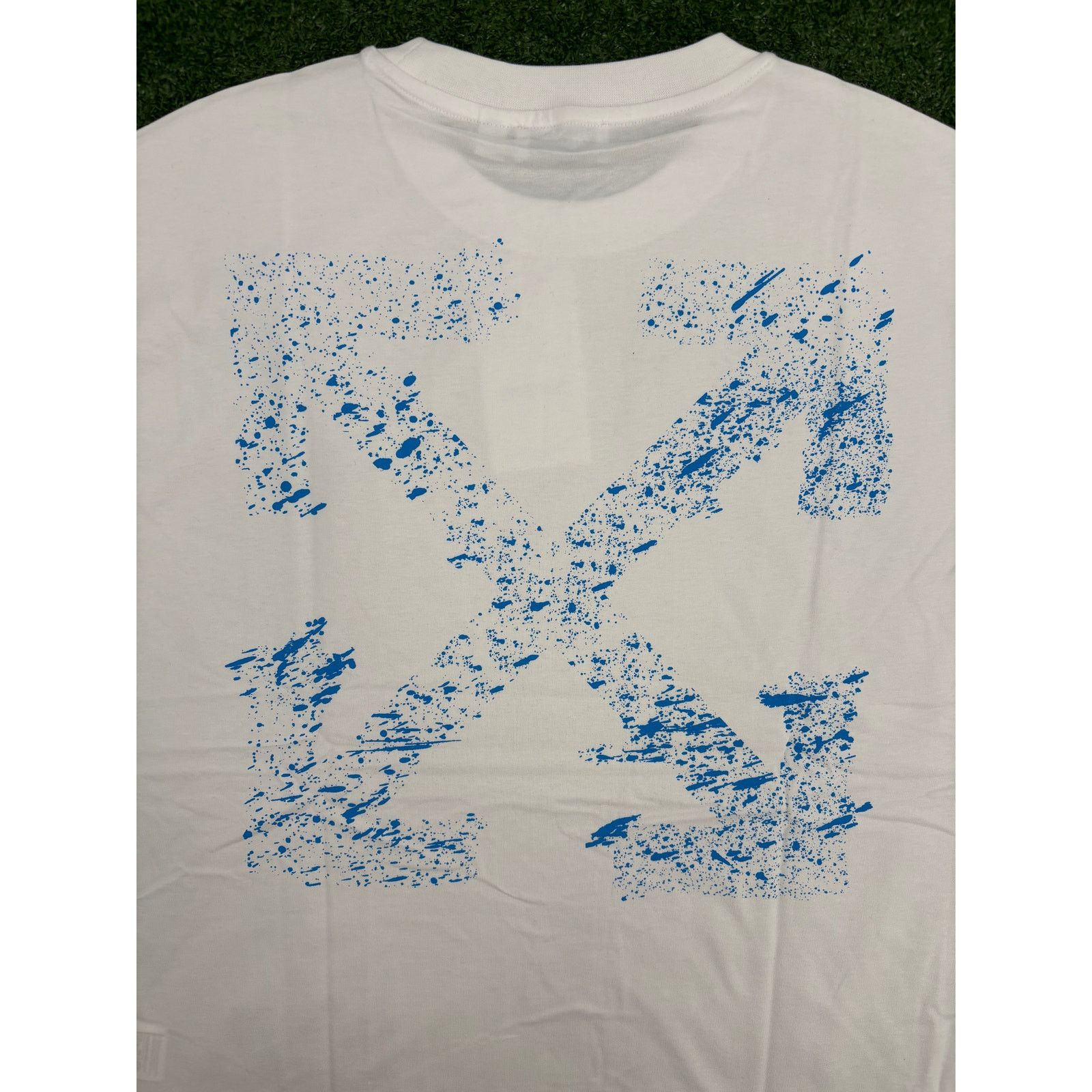 Off-White OFF-WHITE "Paint Splatter Arrows" White Skate T-Shirt MD Size US M / EU 48-50 / 2 - 2 Thumbnail