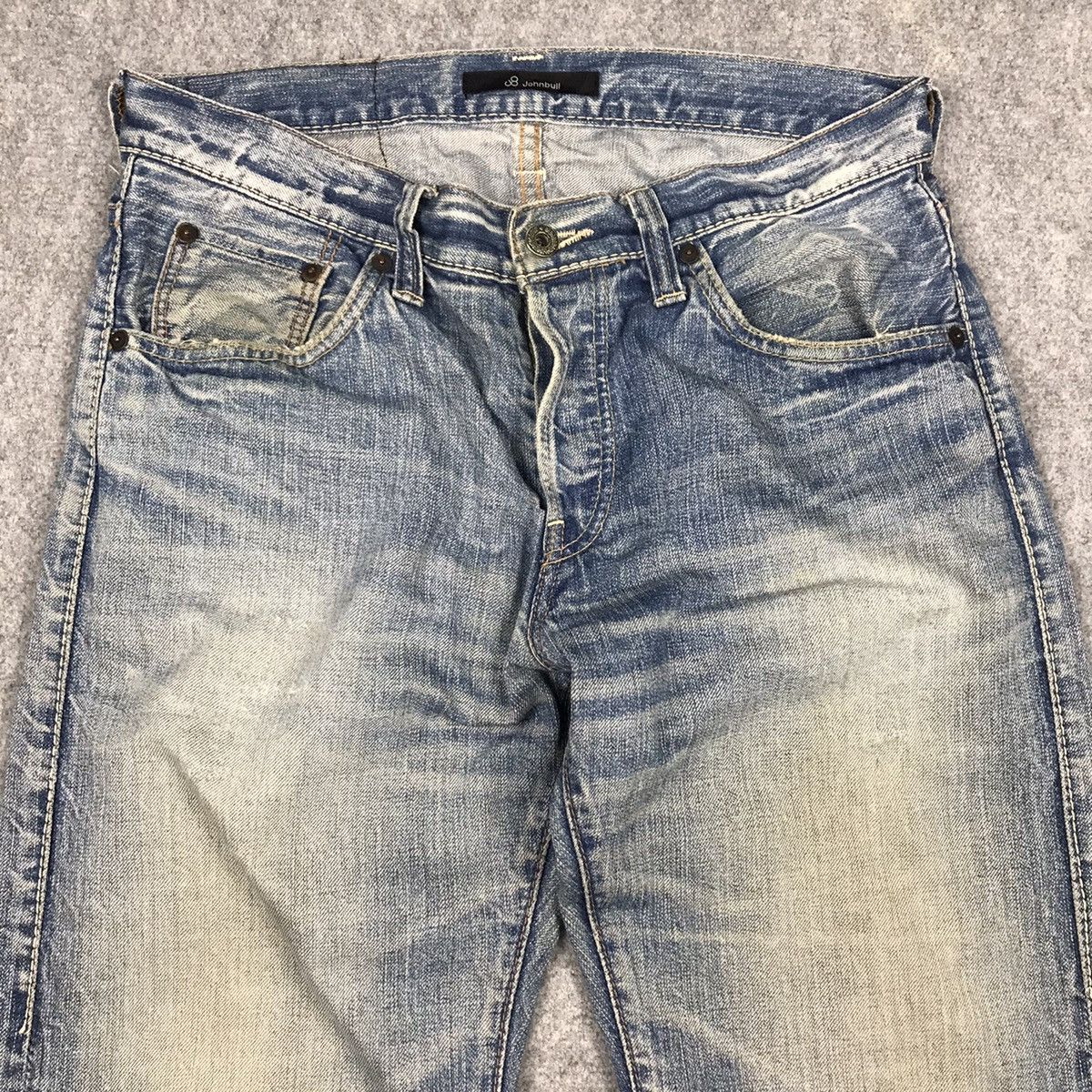 Japanese Brand × Johnbull JOHN BULL DISTRESSED DENIM RARE DENIM PANTS 145 Size US 30 / EU 46 - 7 Thumbnail