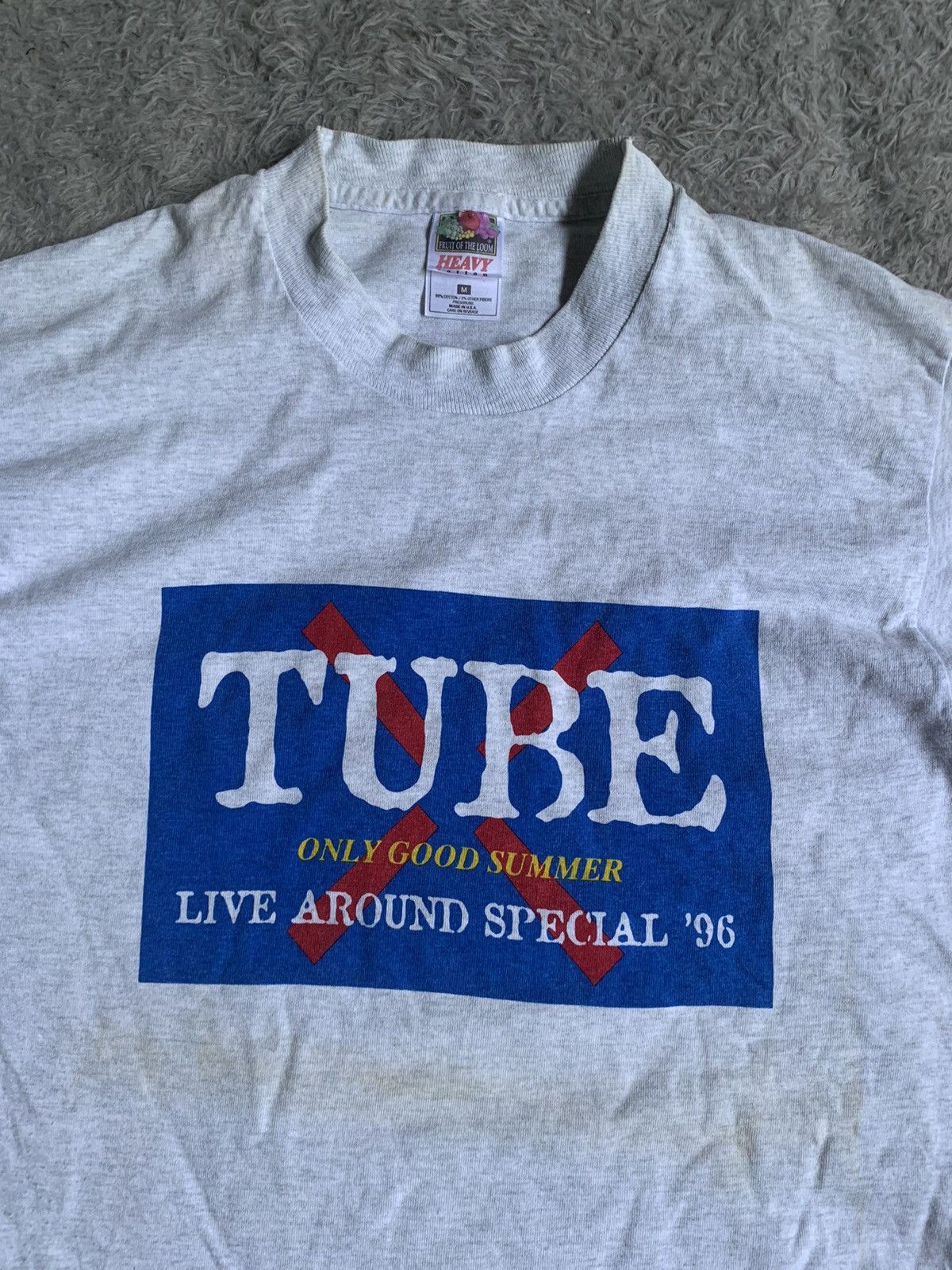 Band Tees Vintage 90s Tube Japanese Band Tour 1996 Tee Size US M / EU 48-50 / 2 - 2 Thumbnail