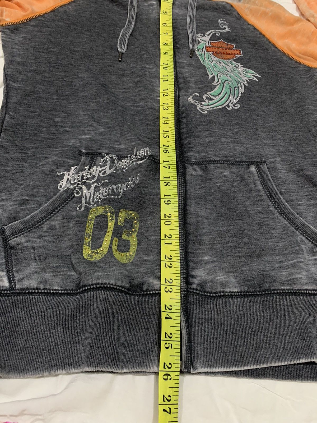 Harley Davidson × If Six Was Nine × Vintage Harley Davidson Zip Up Hoodie Faded Size US M / EU 48-50 / 2 - 15 Thumbnail