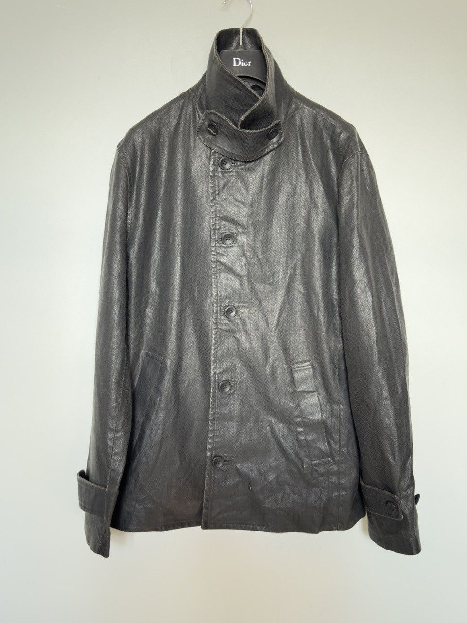 Armani 🔥 rare coat jacket waxed Armani Exchange size M Size US M / EU 48-50 / 2 - 2 Thumbnail