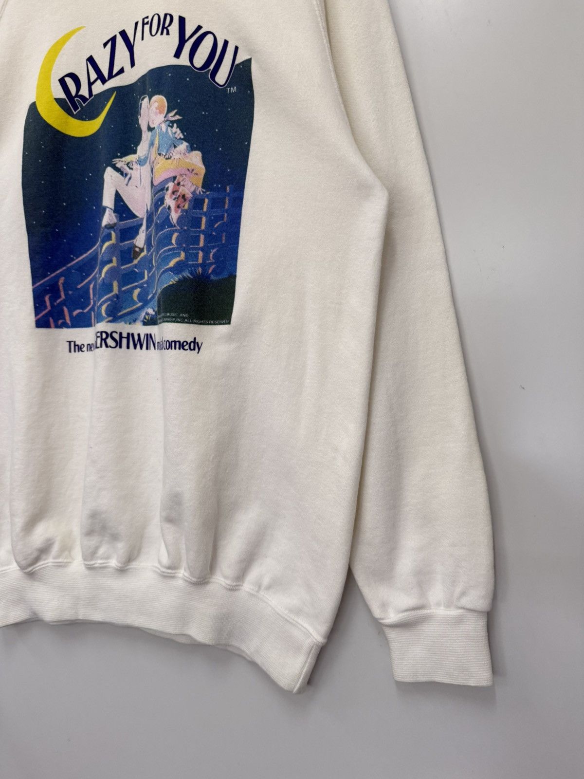 Vintage 🔥 Vintage 90's THE NEW GERSHWIN MUSICAL COMEDY SWEATSHIRTS Size US S / EU 44-46 / 1 - 2 Thumbnail