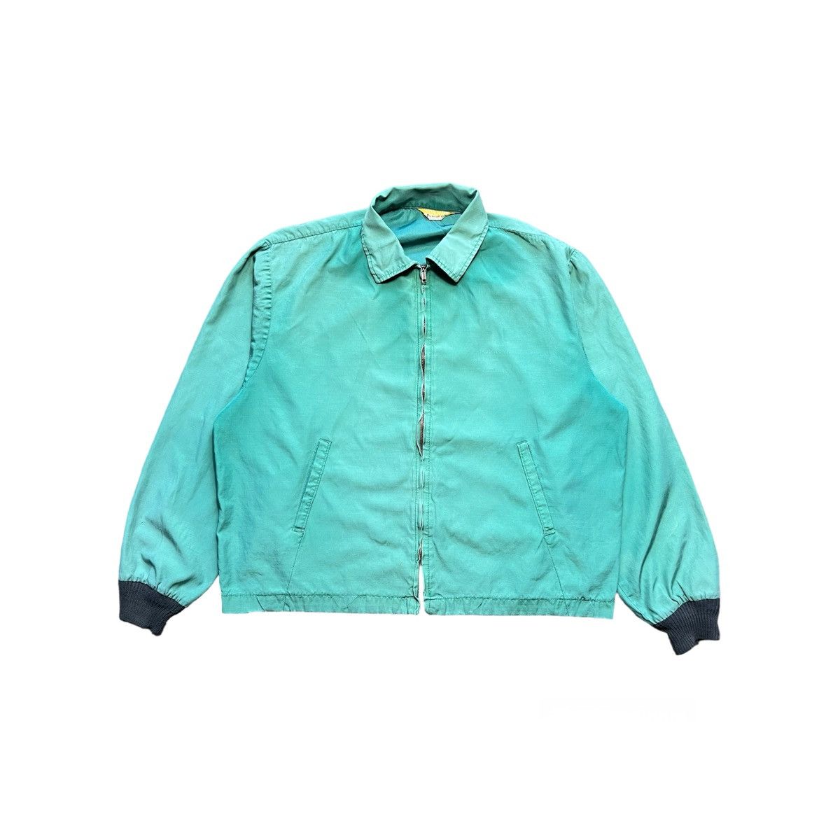 Vintage Vintage 1970s Green Work Jacket L (24 x 22) Size US L / EU 52-54 / 3 - 1 Thumbnail