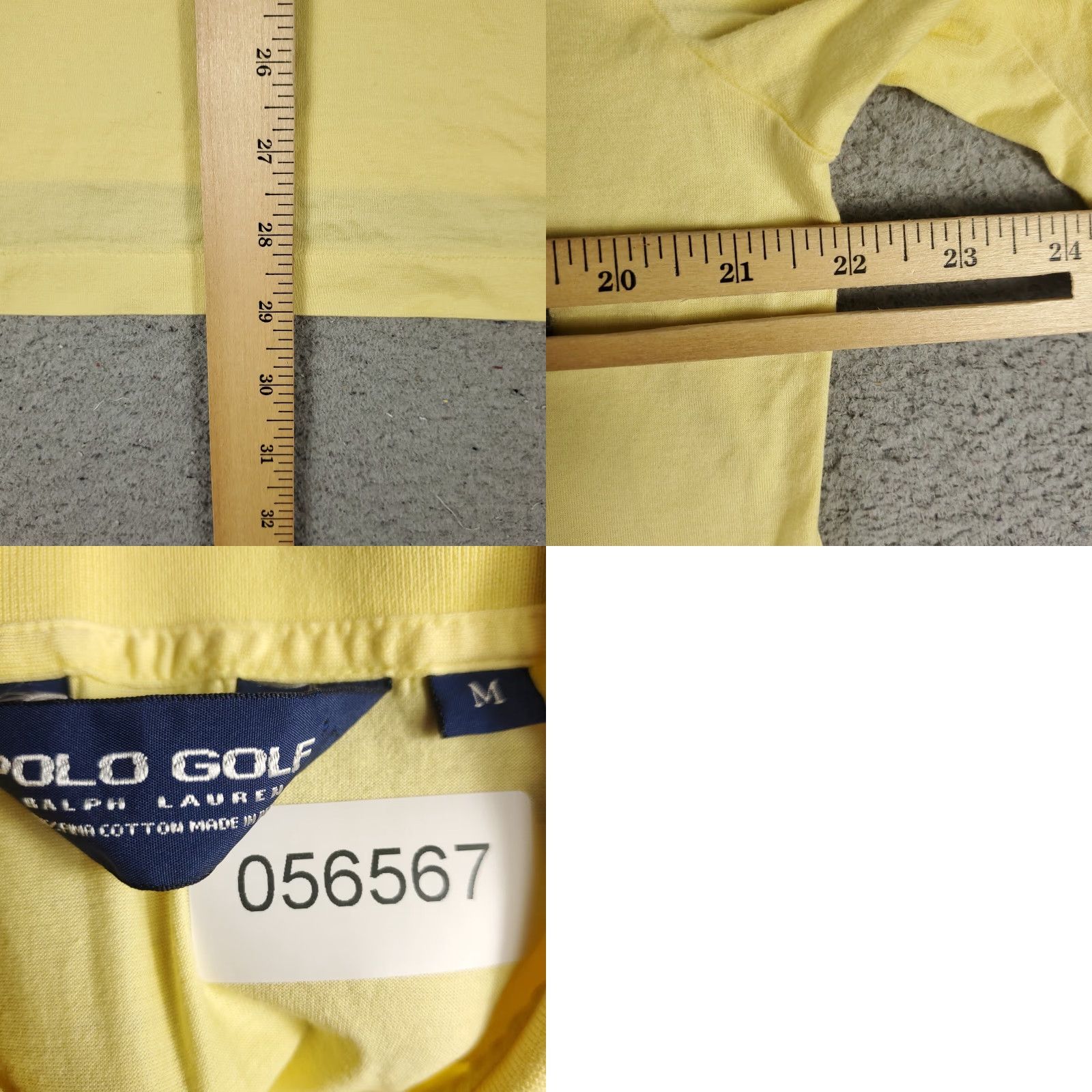 Ralph Lauren Ralph Lauren Polo Shirt Mens Medium Yellow Short Sleeve Casual Activewear Size US M / EU 48-50 / 2 - 8 Thumbnail