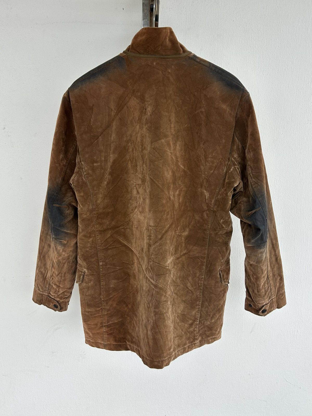 In The Attic Intheattic Vintage Suede Brown Winter Jacket Size US L / EU 52-54 / 3 - 2 Thumbnail