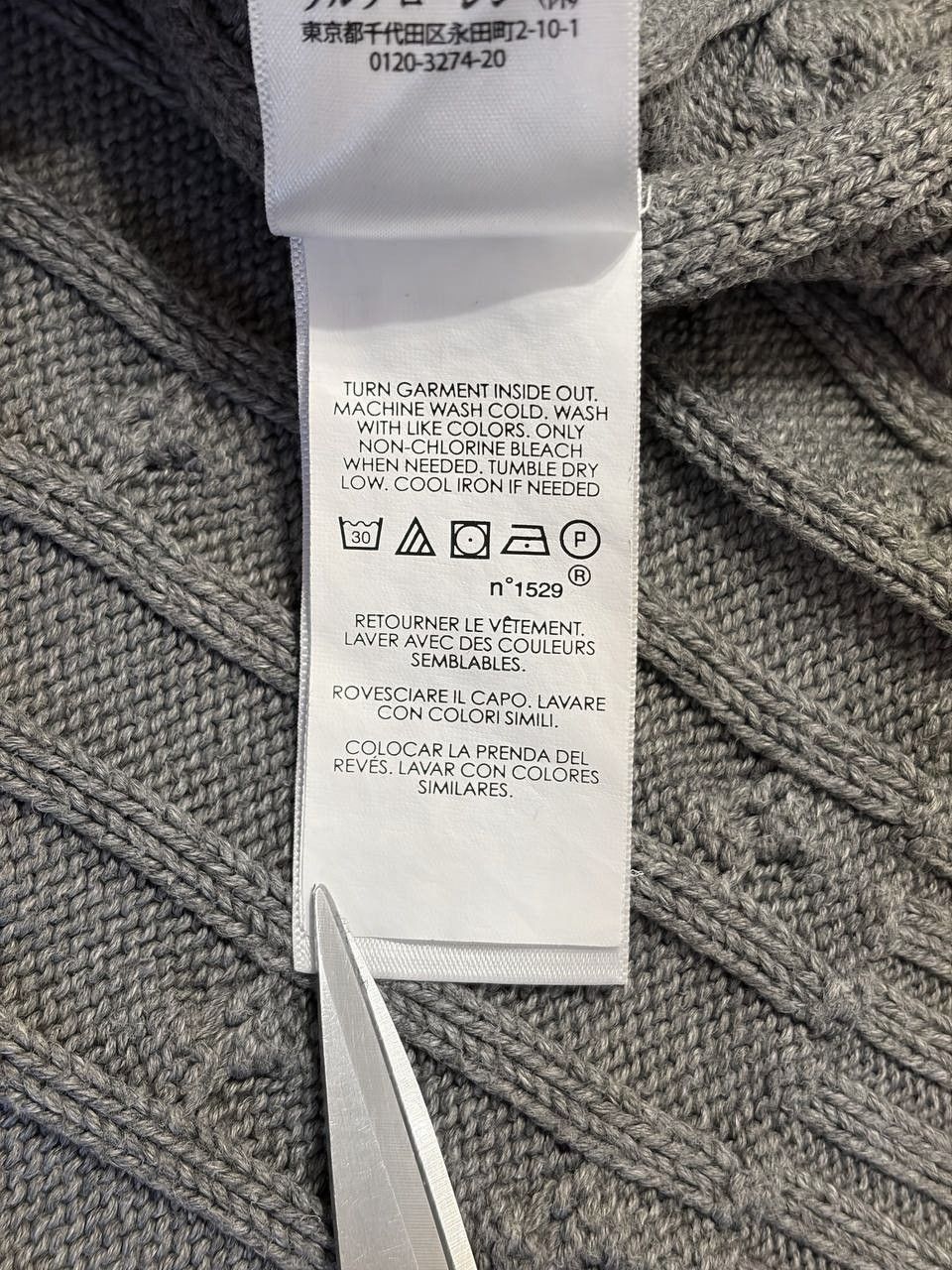 Polo Ralph Lauren Polo Ralph Lauren Braided Cable Knit V-Neck Cotton Sweater Size M / US 6-8 / IT 42-44 - 9 Thumbnail
