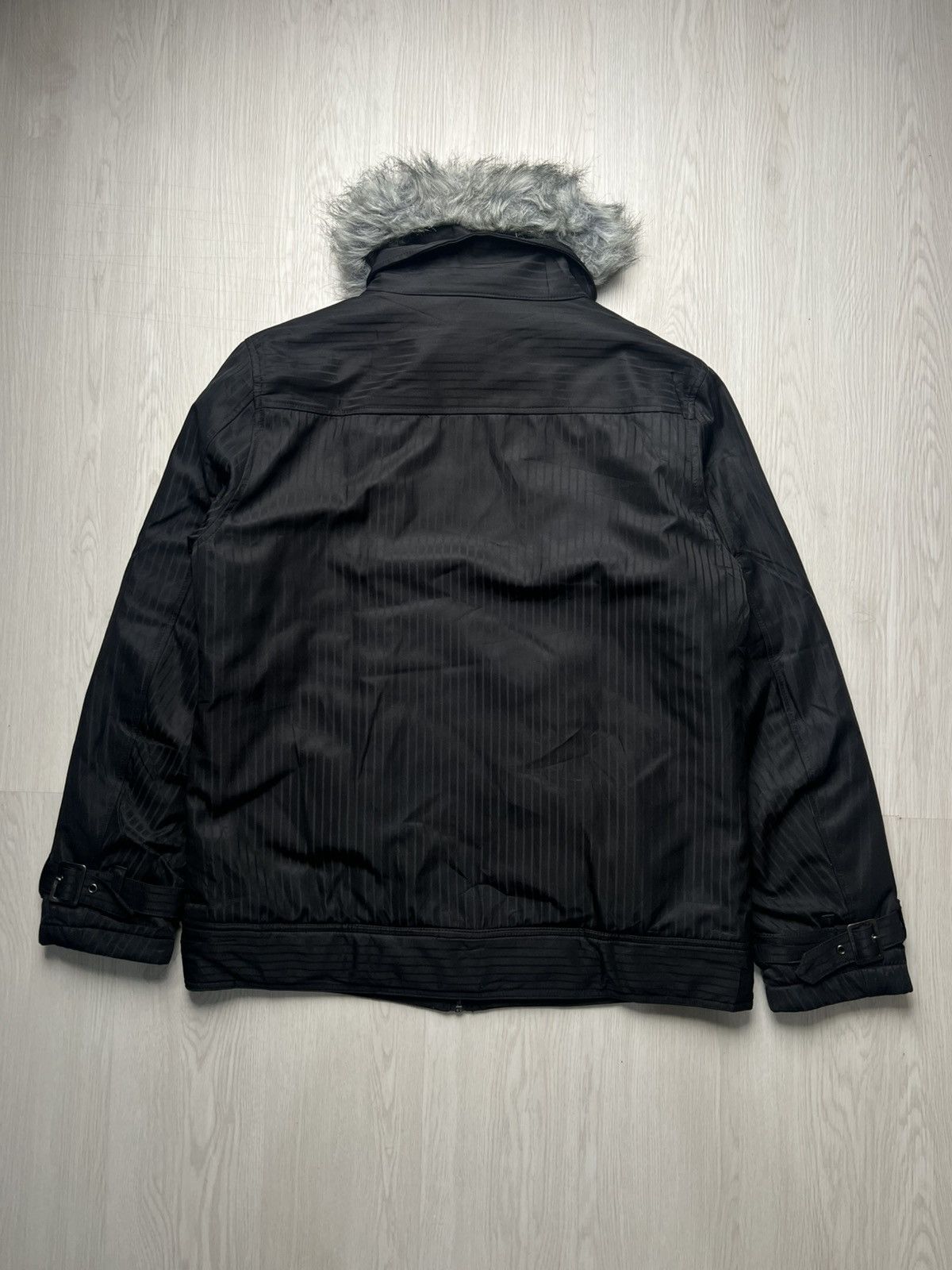 Le Grande Bleu (L.G.B.) Crazy Splendid Satisfaction Bondage Fur Biker Jacket Size US L / EU 52-54 / 3 - 3 Thumbnail