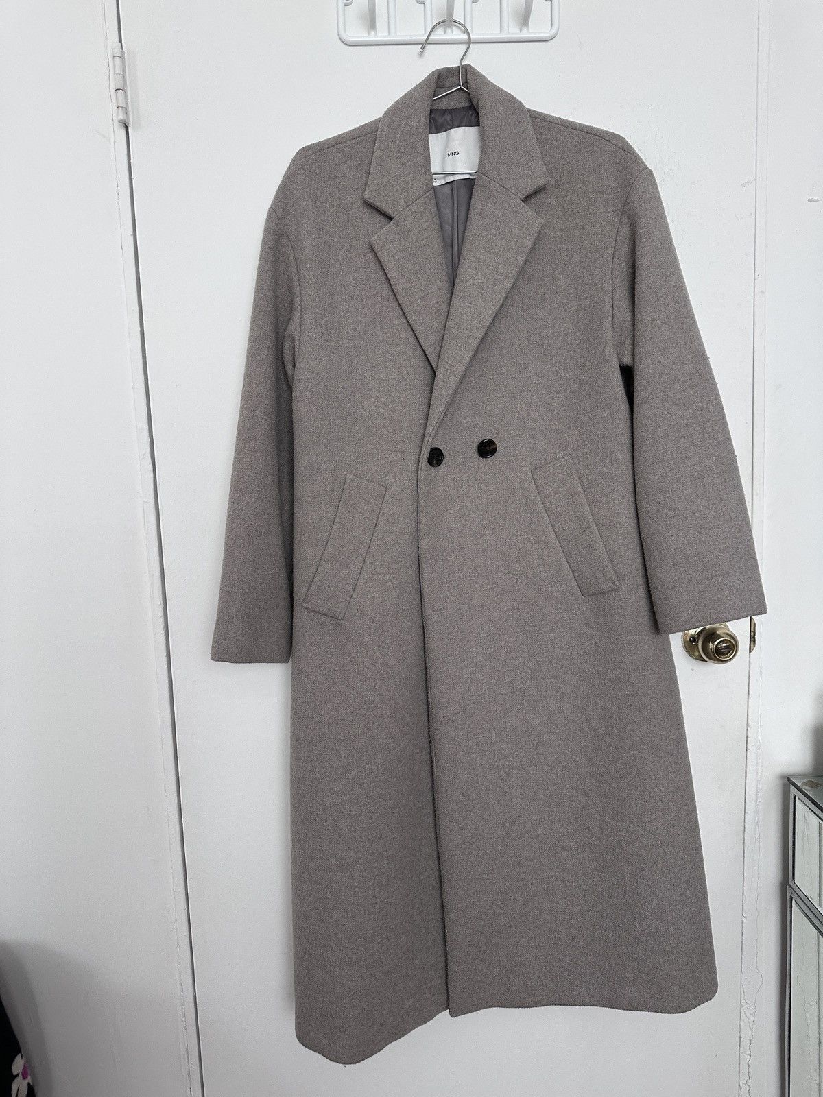 Mango MANGO double-breasted tailored wool-blend coat Size S / US 4 / IT 40 - 1 Thumbnail