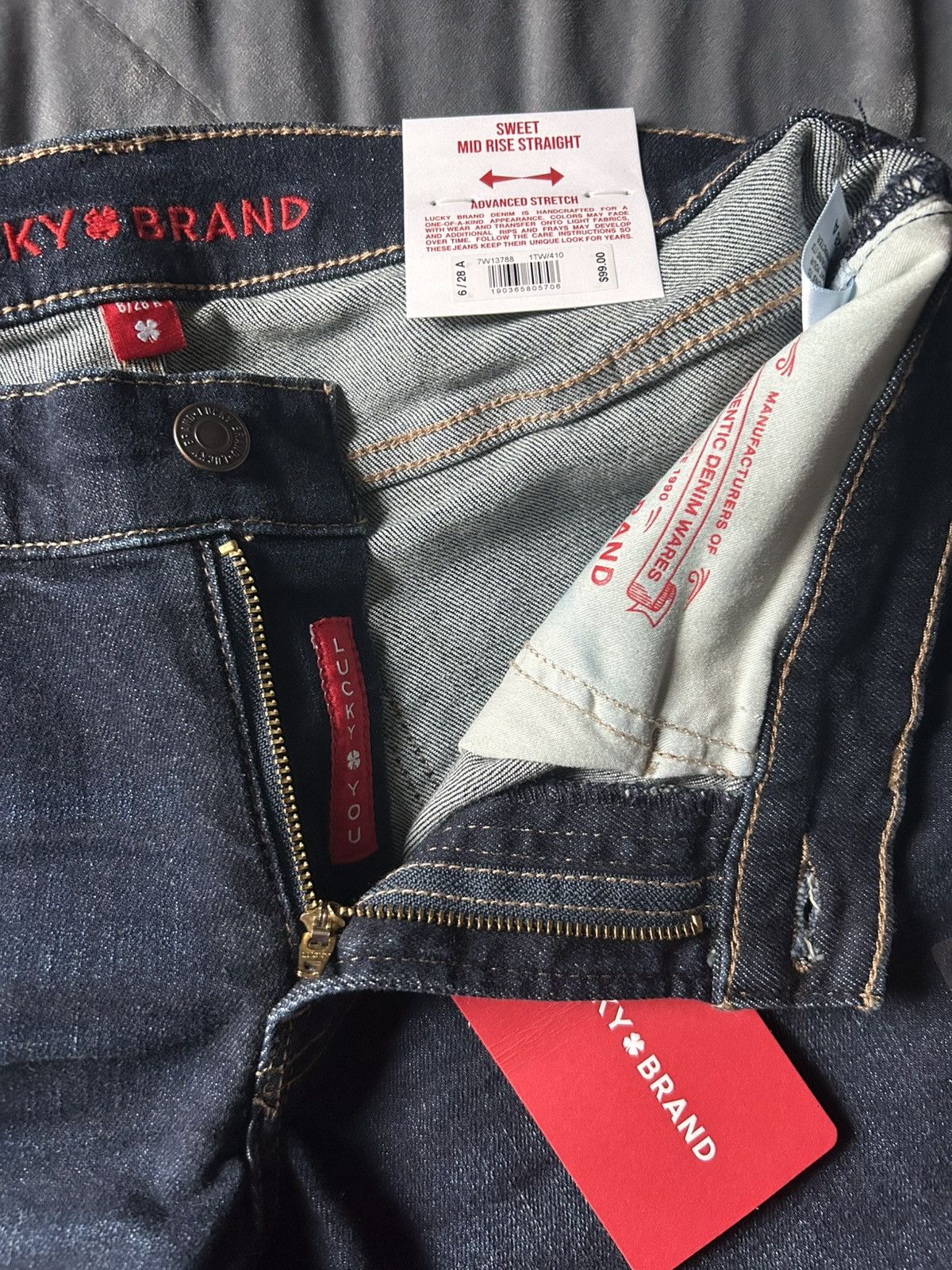 Lucky Brand Lucky brand sweet mid rise straight Size 28" / US 6 / IT 42 - 3 Thumbnail