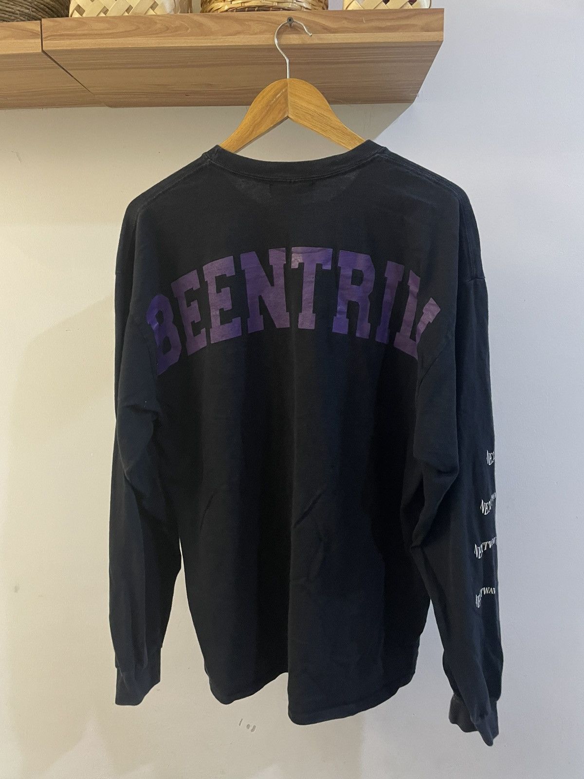 Been Trill × Hood By Air Been Trill x Mall Ratz Sorry Middle Finger L/S Shirt Size US XL / EU 56 / 4 - 9 Thumbnail