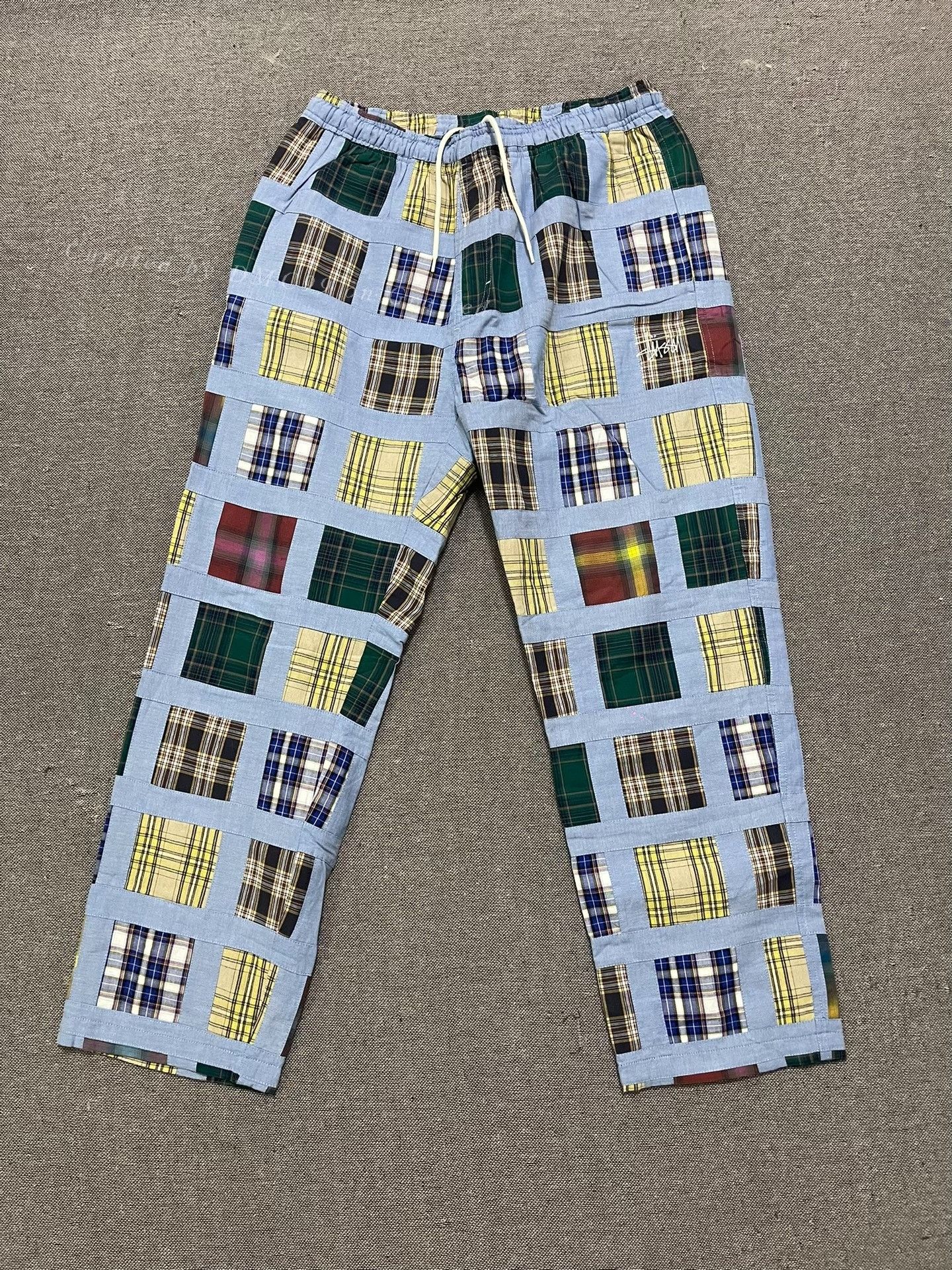 Stussy Stussy Madras Patchwork Relaxed Pant Size US 34 / EU 50 - 1 Thumbnail