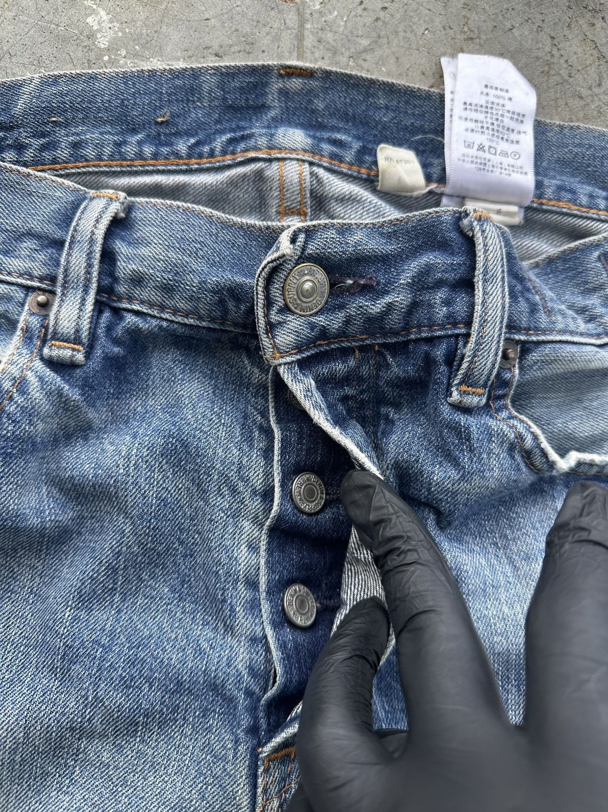 Ralph Lauren Ralph Lauren Distressed Denim Jeans Size US 36 / EU 52 - 11 Thumbnail
