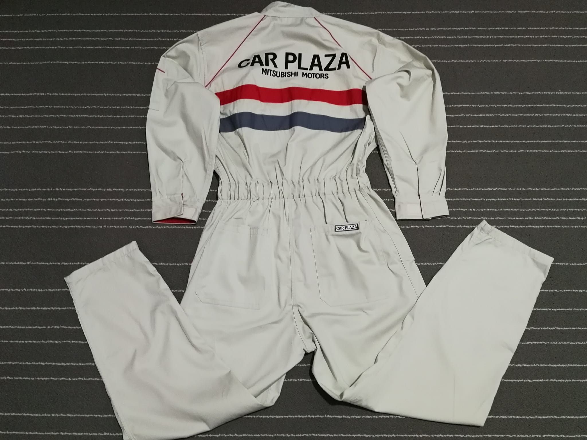 Japanese Brand Vintage MITSUBISHI MOTOR car plaza coverall XS w26-33 Size US 28 / EU 44 - 2 Thumbnail