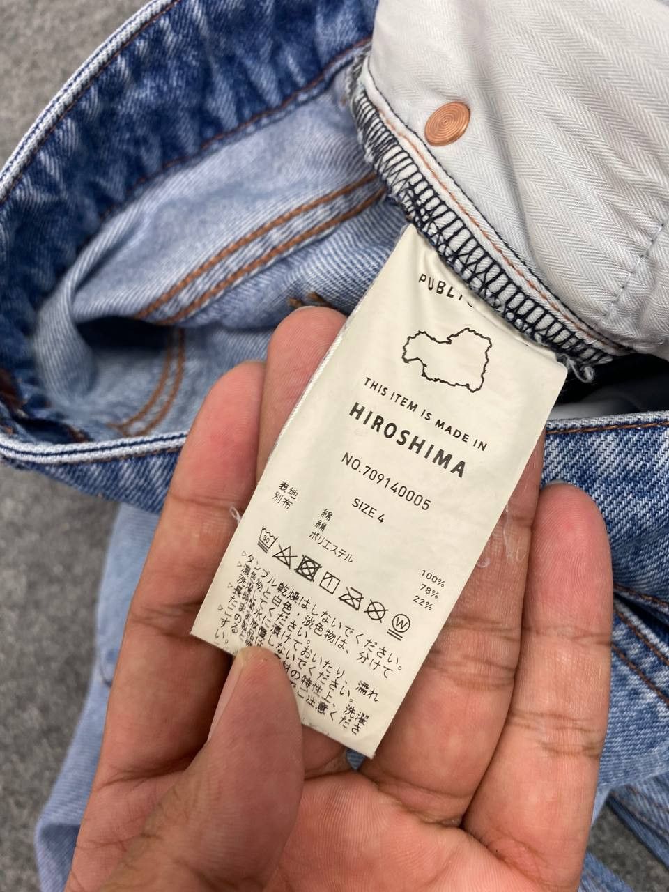 Japanese Brand vintage public tokyo denim wideleg highwaist denim Size US 28 / EU 44 - 11 Thumbnail