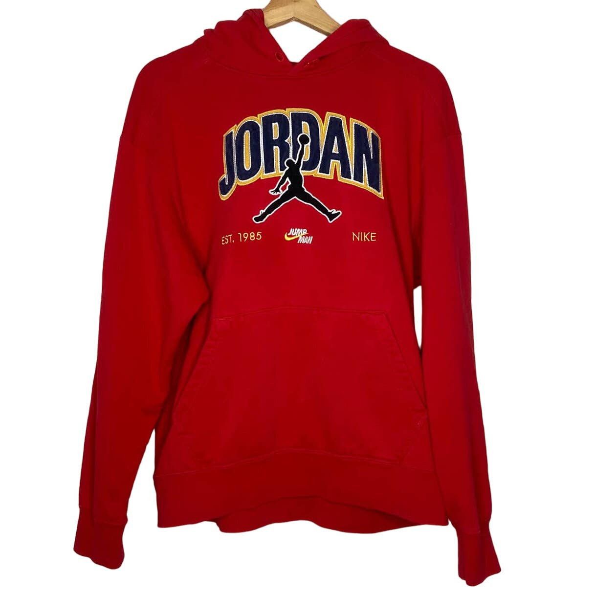 jumpman hoodie red