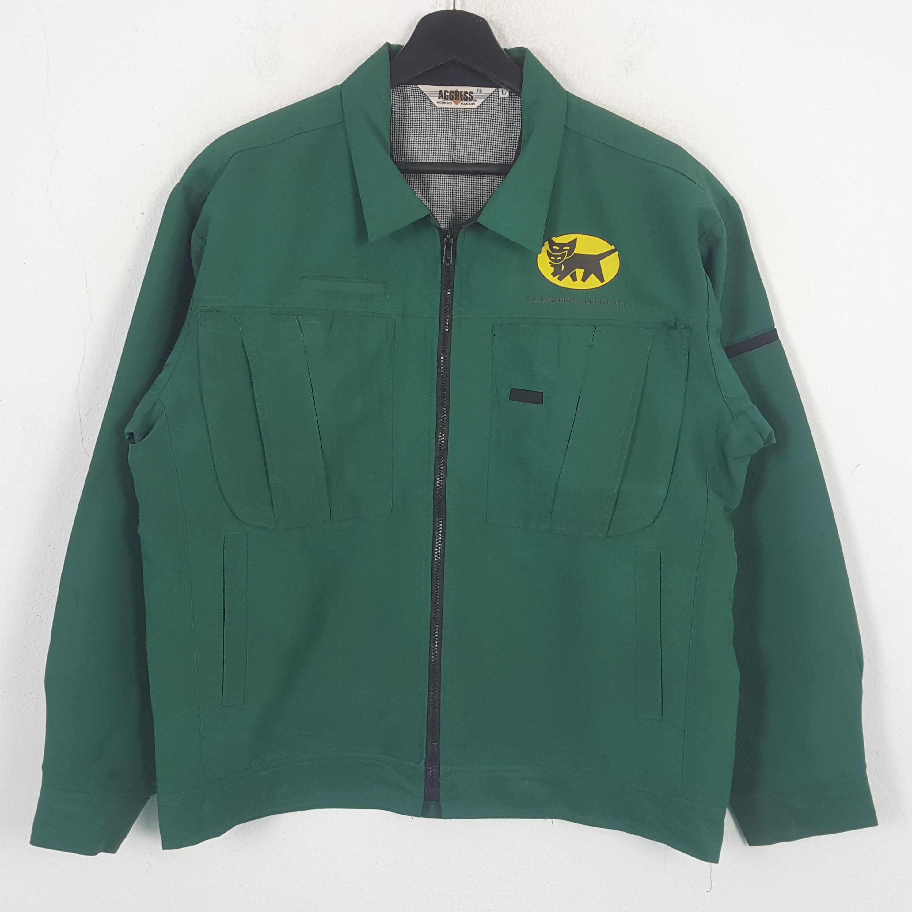 Japanese Brand × Vintage YAMATO TRANSPORT Japanese Workwear Custom Art Jacket C284N15 Size US L / EU 52-54 / 3 - 3 Thumbnail