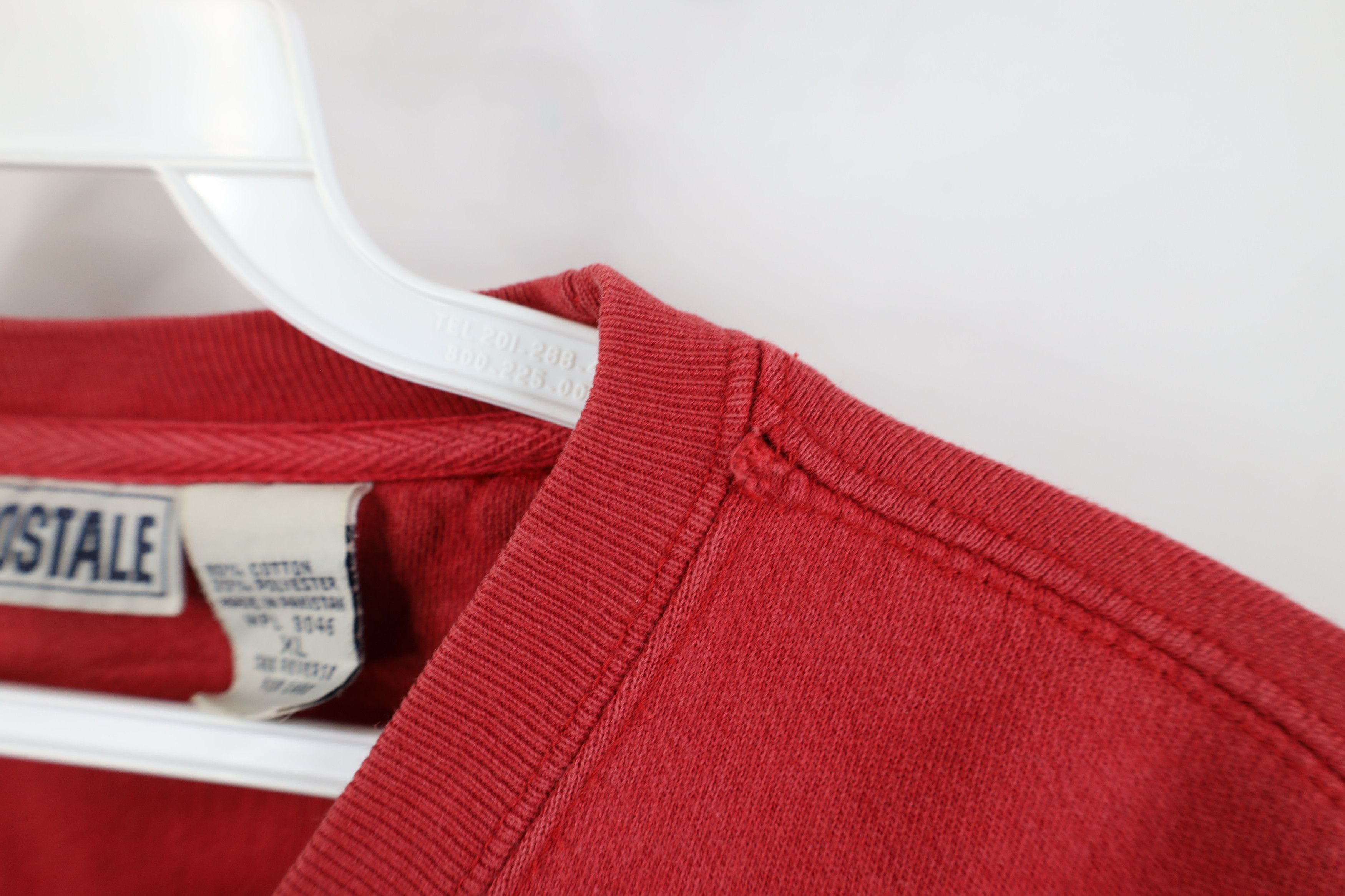 Aeropostale Vintage 90s Y2K Aeropostale Spell Heavyweight Sweatshirt Red Size US XL / EU 56 / 4 - 10 Thumbnail