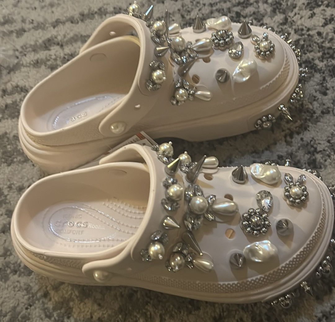Crocs × Simone Rocha SIMONE ROCHA X CROCS Embellished Stomp Clogs Dew Size US 9 / IT 39 - 8 Thumbnail