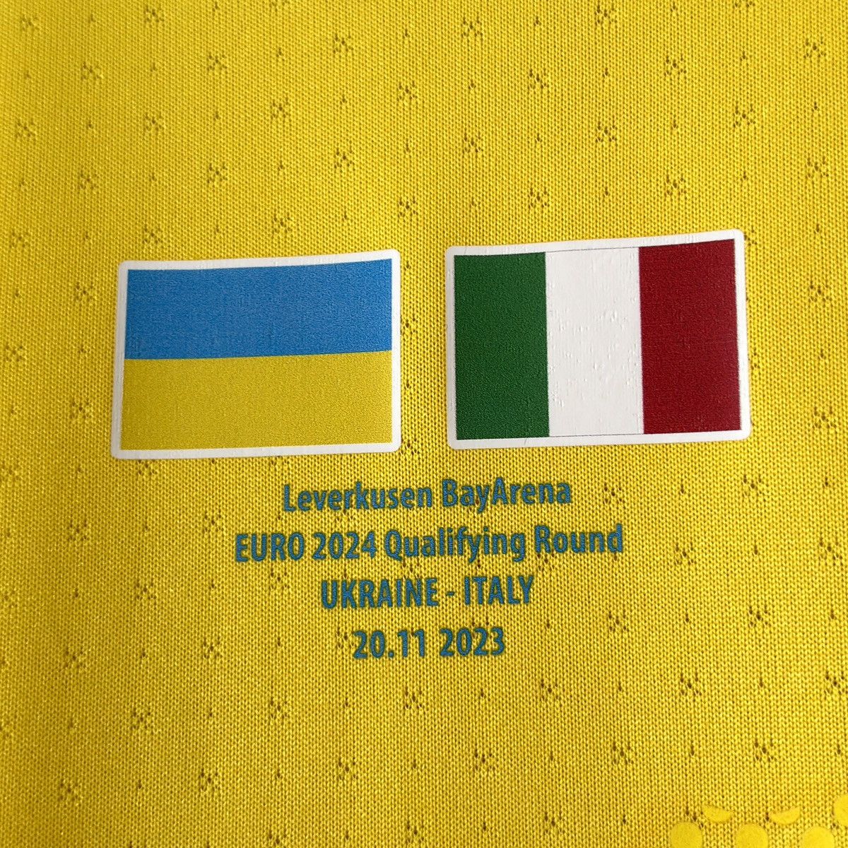 Joma 2023 2024 GAME ISSUE Ukraine National Sudakov Soccer Jersey Size US M / EU 48-50 / 2 - 5 Thumbnail