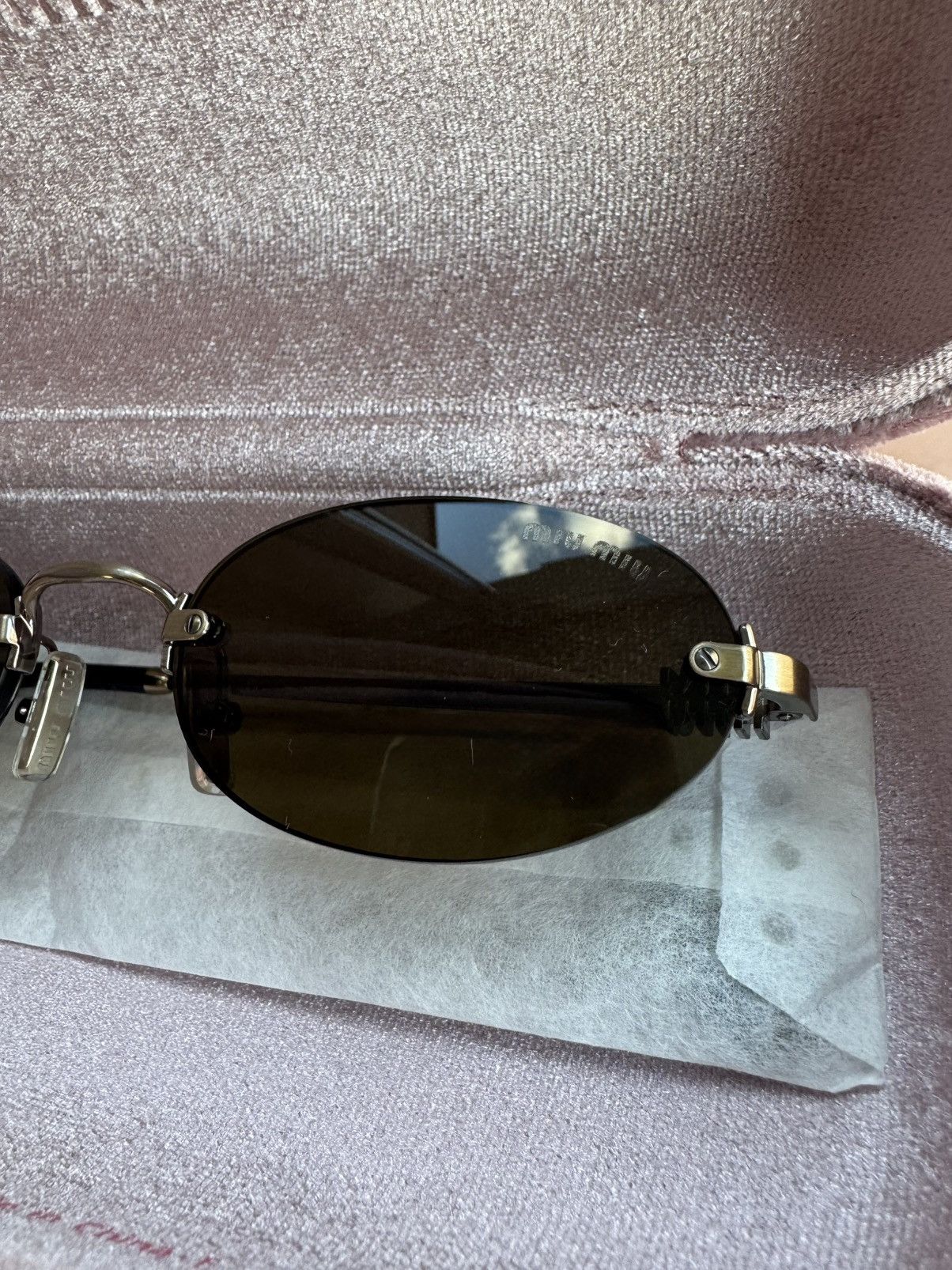 Miu Miu NEW Miu Miu sunglasses MU A54S 26C09Z Size ONE SIZE - 5 Thumbnail