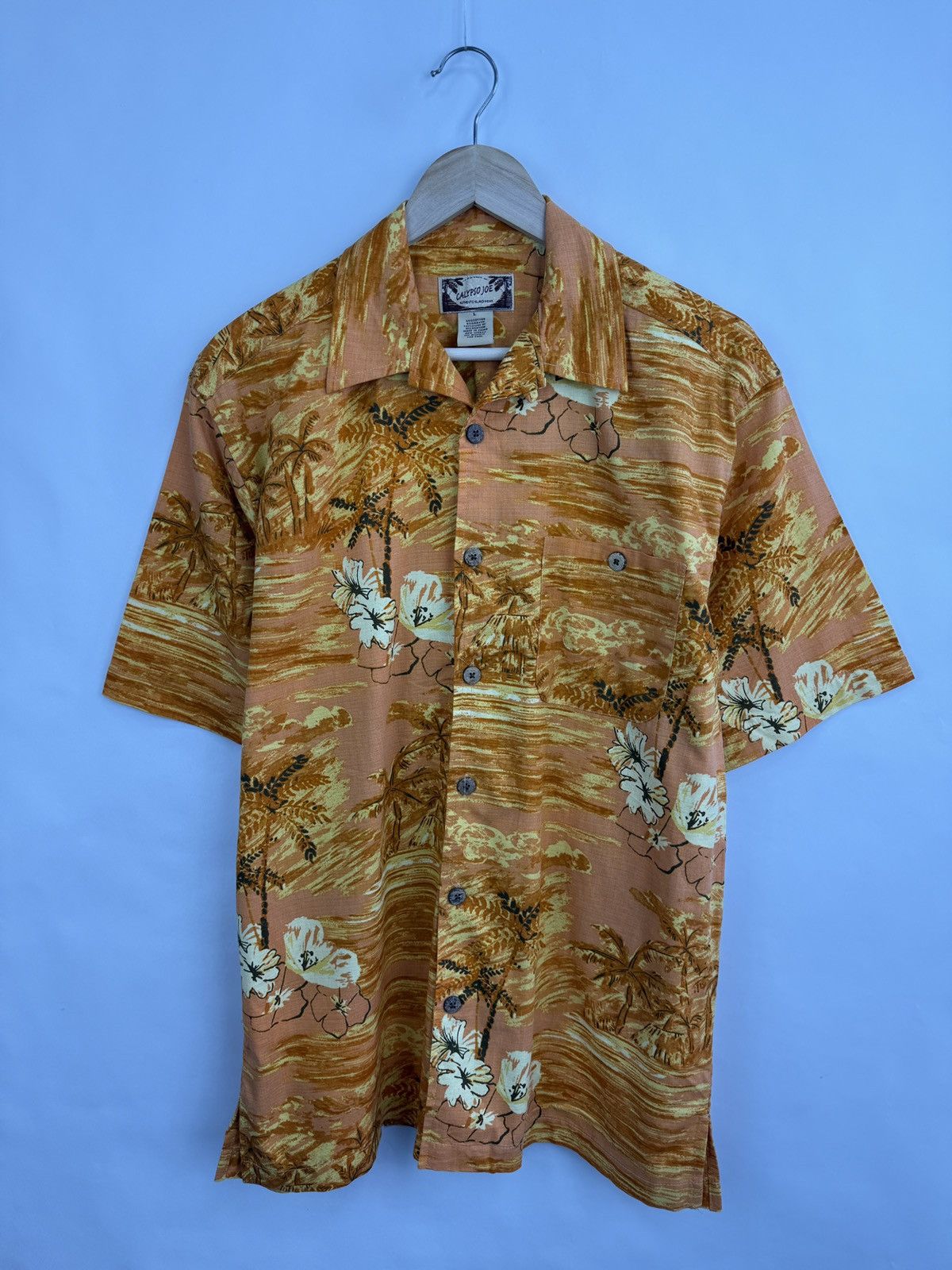 Toyo Enterprises 🌺 Vintage 90s Hawaiian Shirt Calypso Joe John Severson style Size US L / EU 52-54 / 3 - 3 Thumbnail